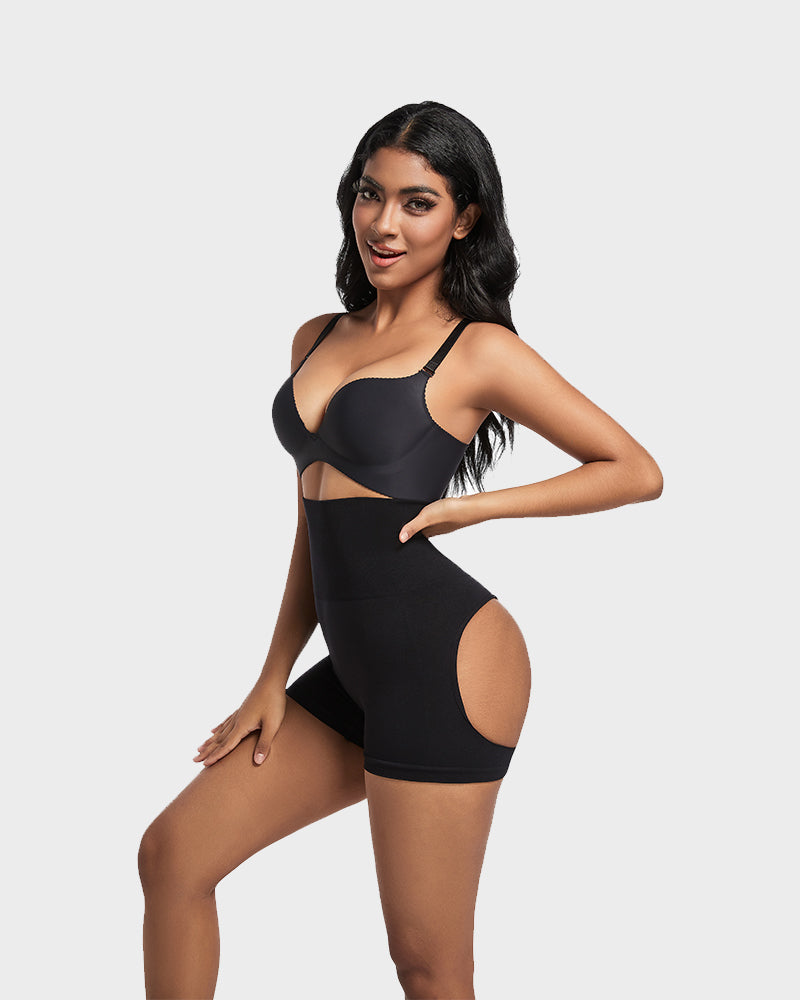 High-Waist Seamless Butt Lifting Shaping Shorts