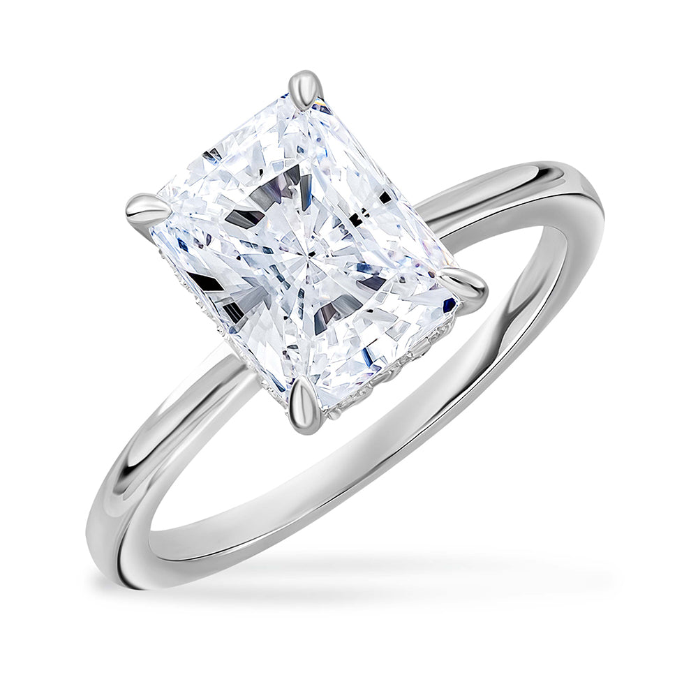 Himmlische Eleganz Moissanit Ring