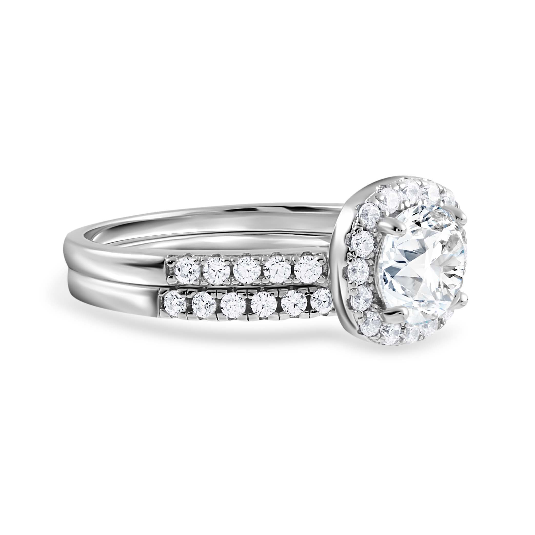Ewiger Anmut Moissanit Ring