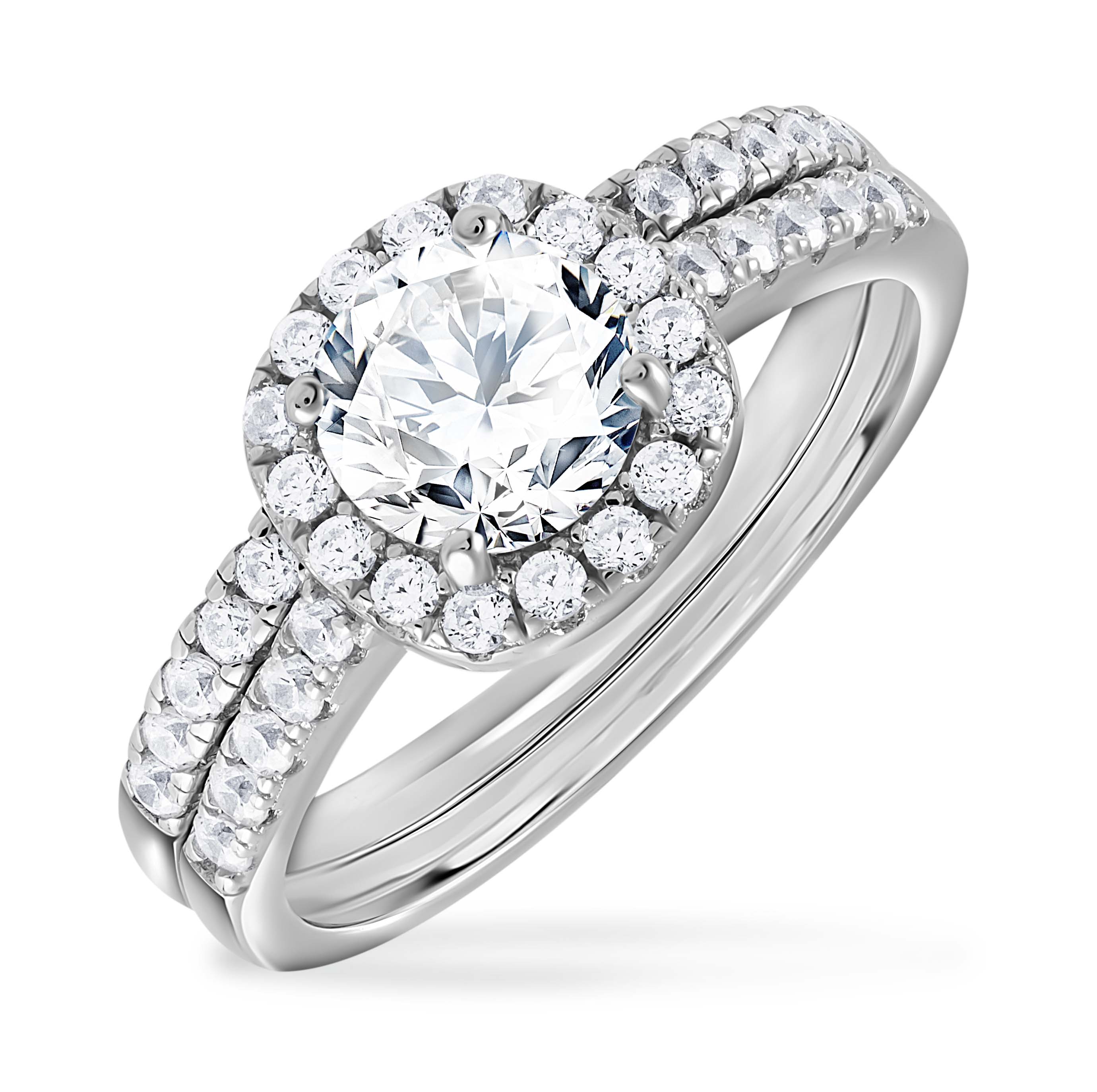 Ewiger Anmut Moissanit Ring