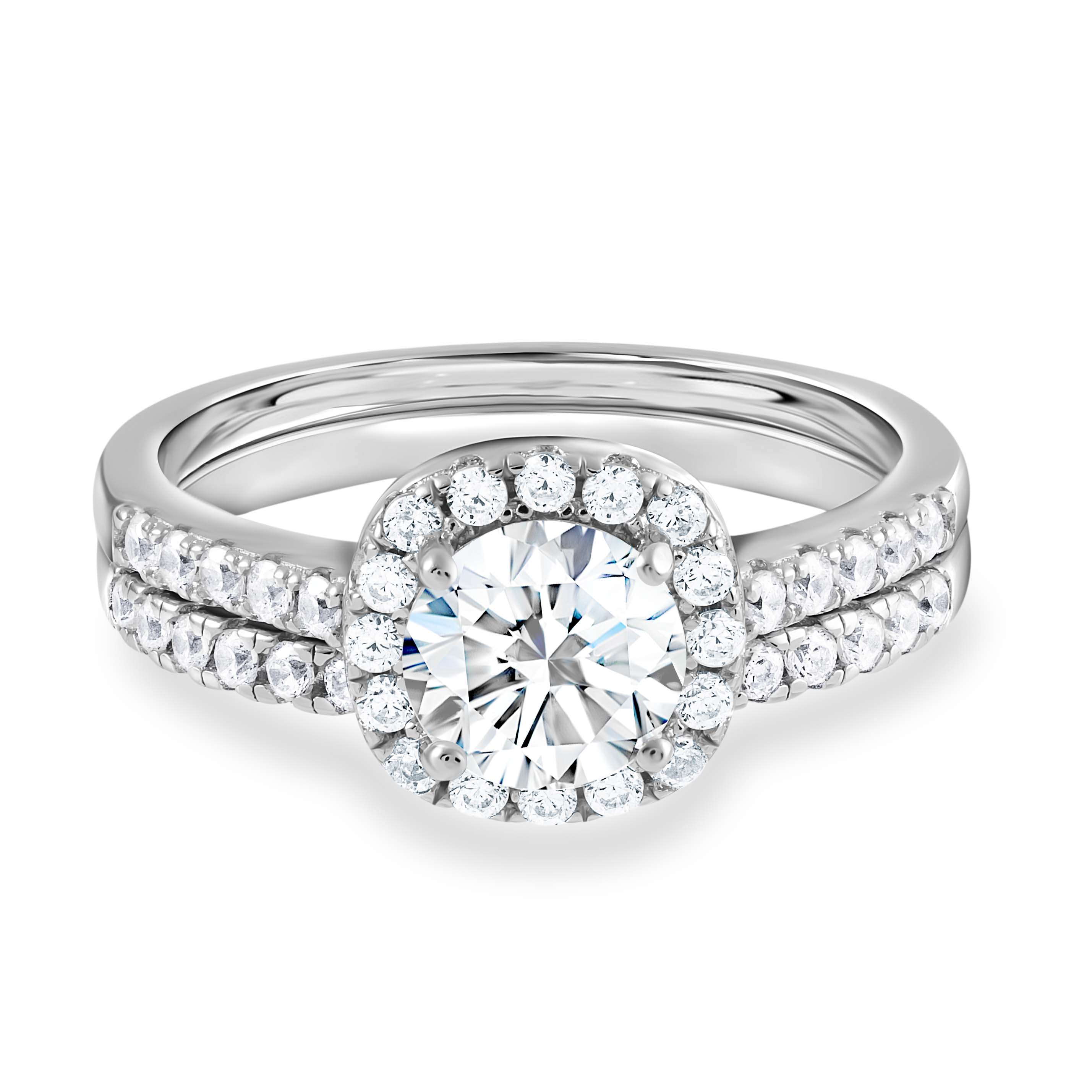 Ewiger Anmut Moissanit Ring