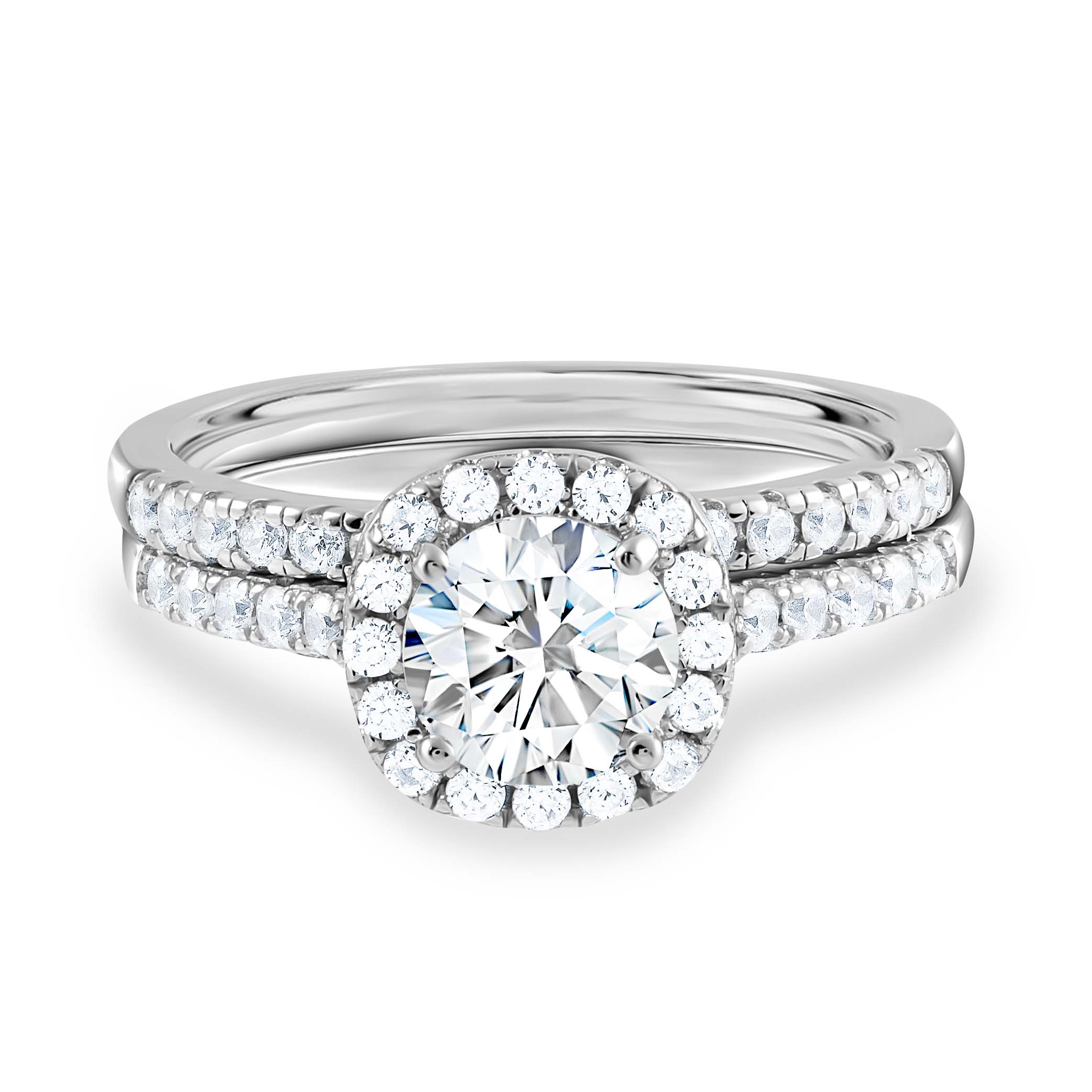 Ewiger Anmut Moissanit Ring