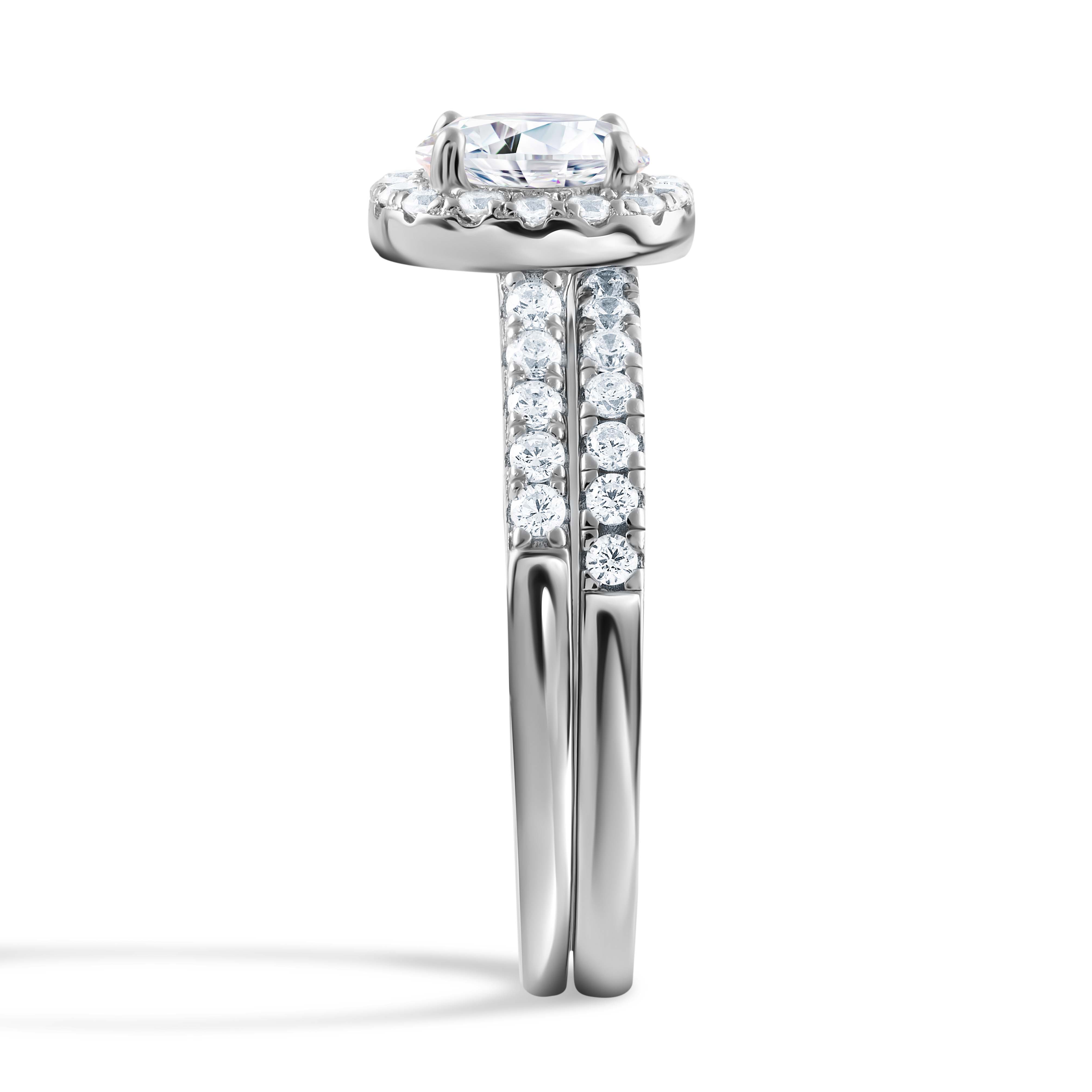 Ewiger Anmut Moissanit Ring