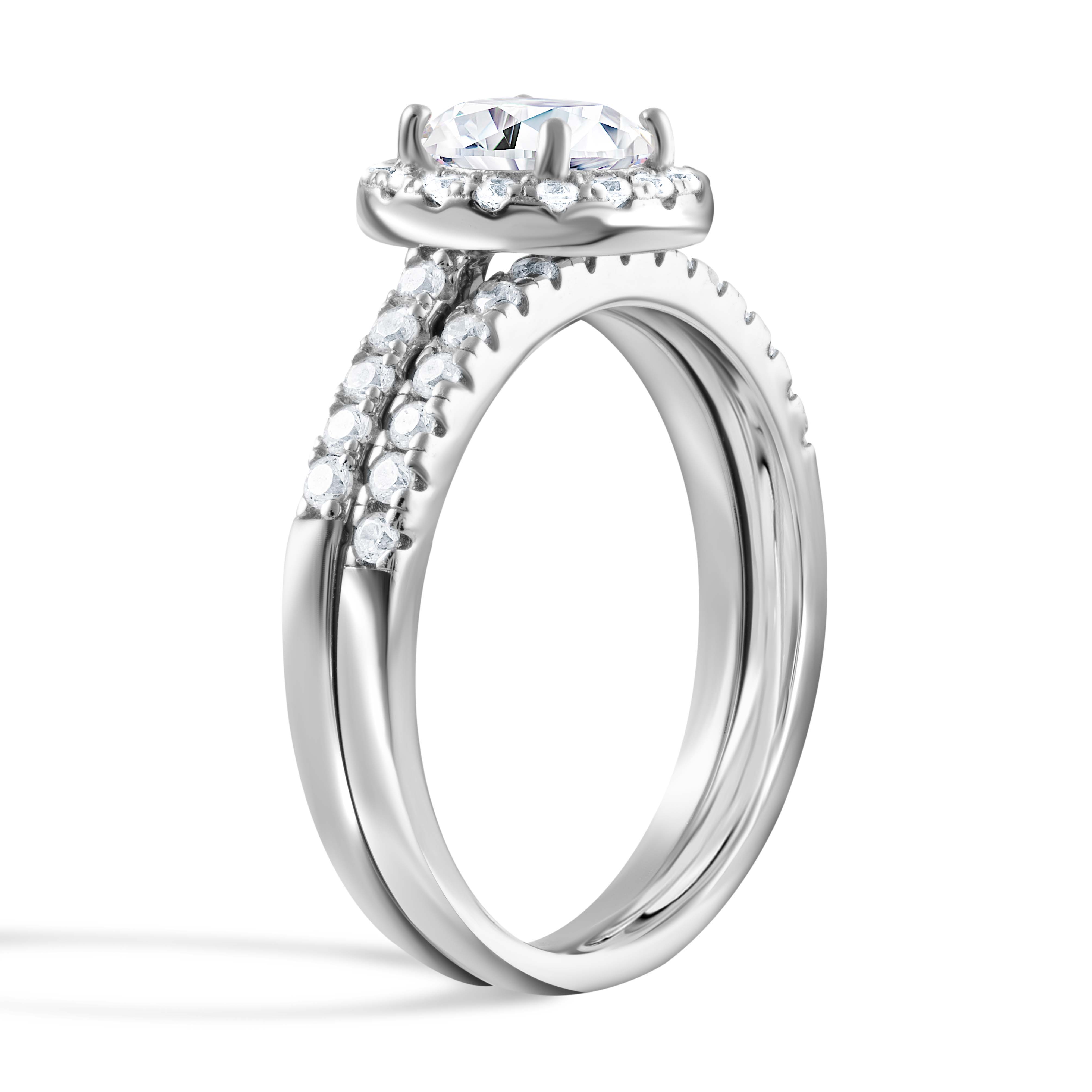 Ewiger Anmut Moissanit Ring