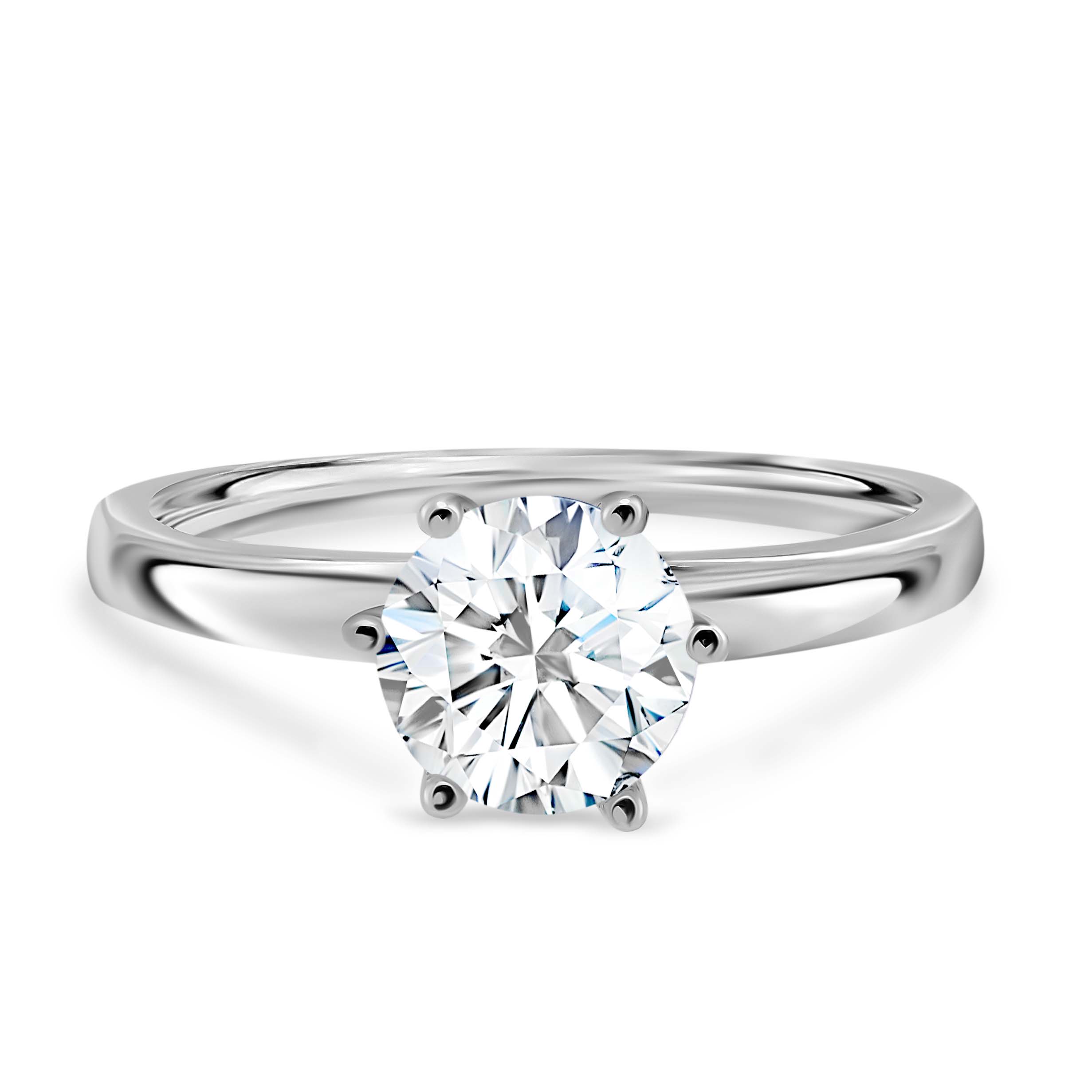 Himmlische Eleganz Moissanit Ring