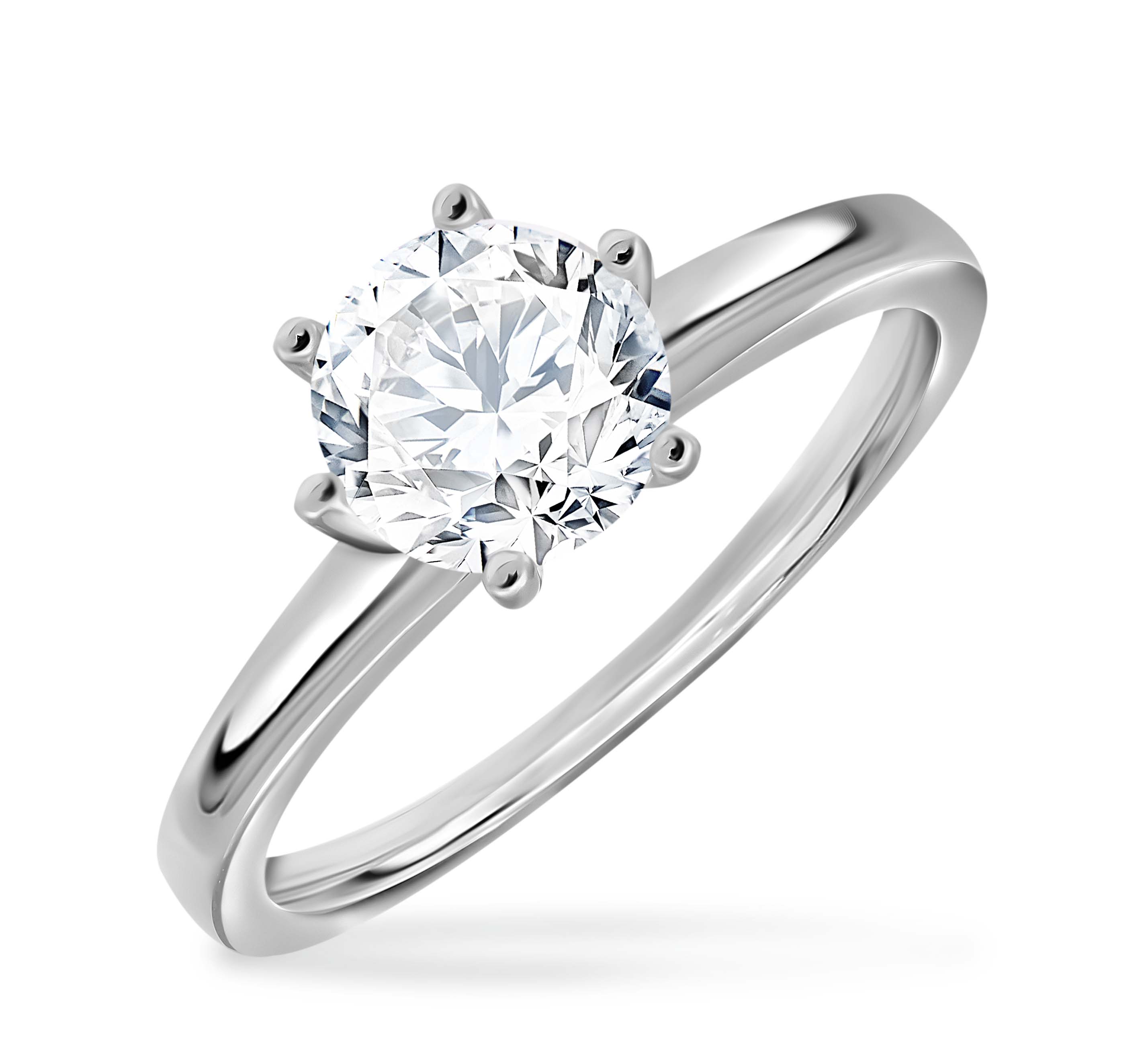 Himmlische Eleganz Moissanit Ring