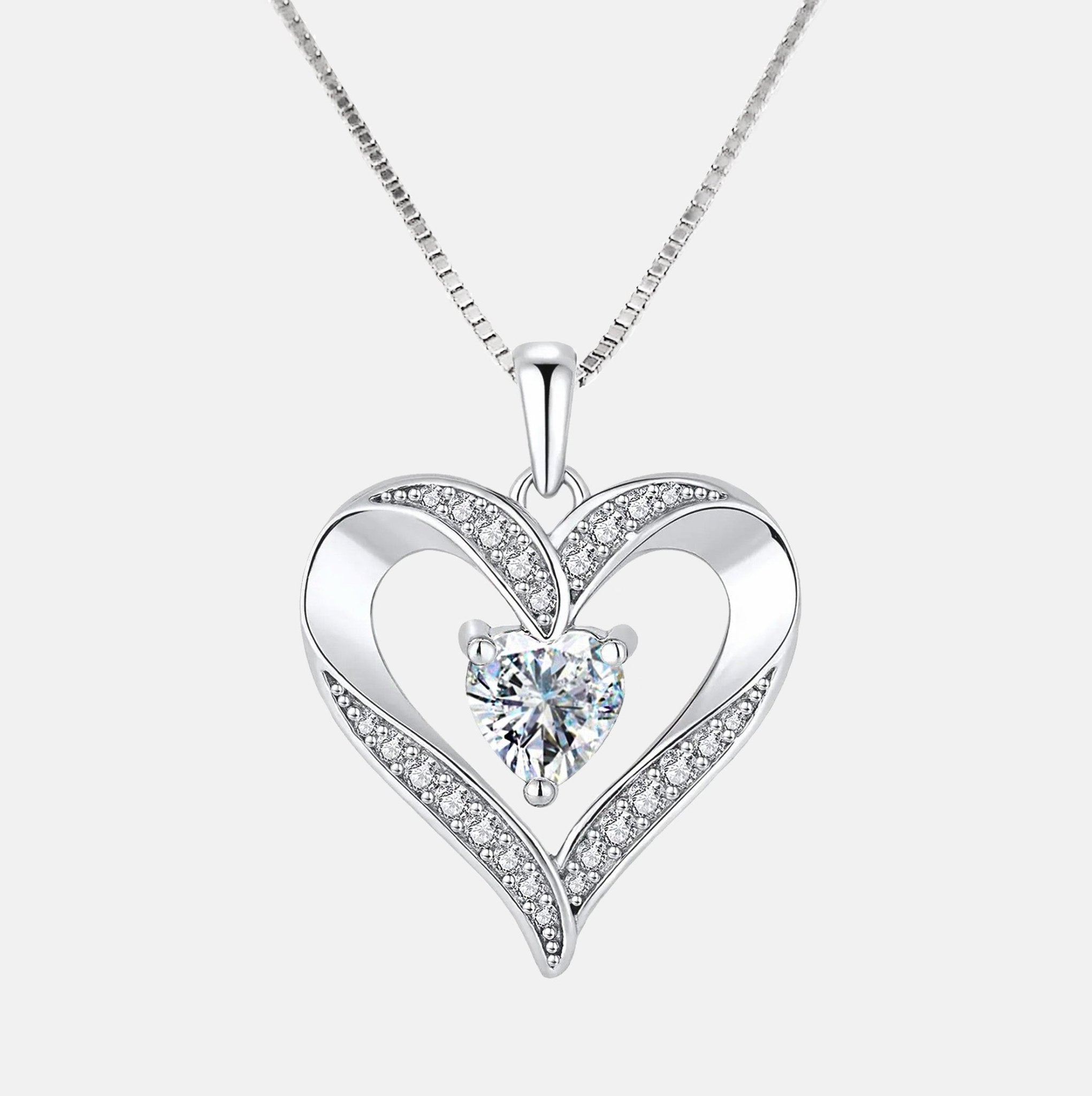 To my Wife Heart Necklace