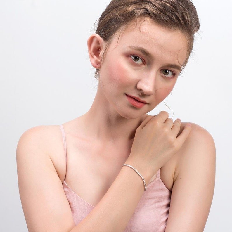 Crystal Adjustable Tennis Bracelet - UnfoldSerenity