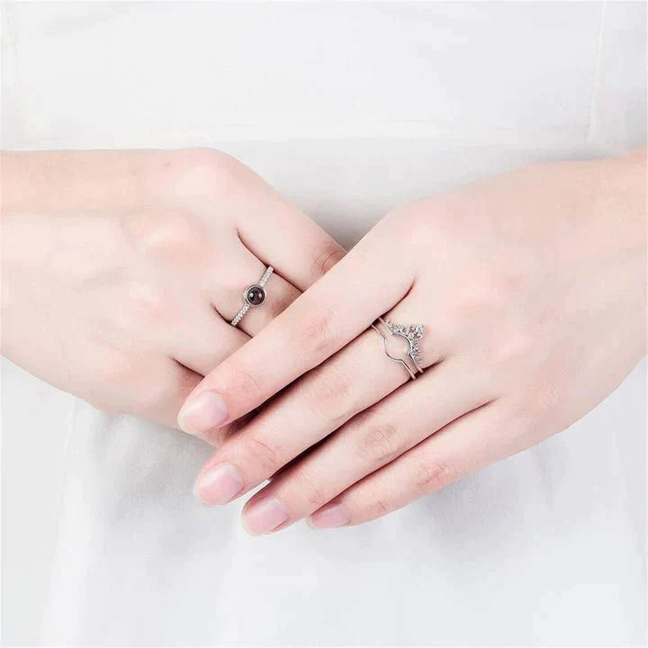 Personalised Photo Projection Ring - UnfoldSerenity