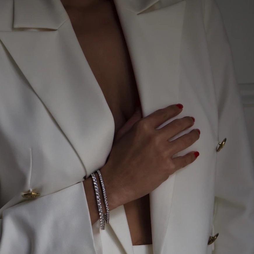 Viande Tennis Bracelet - UnfoldSerenity