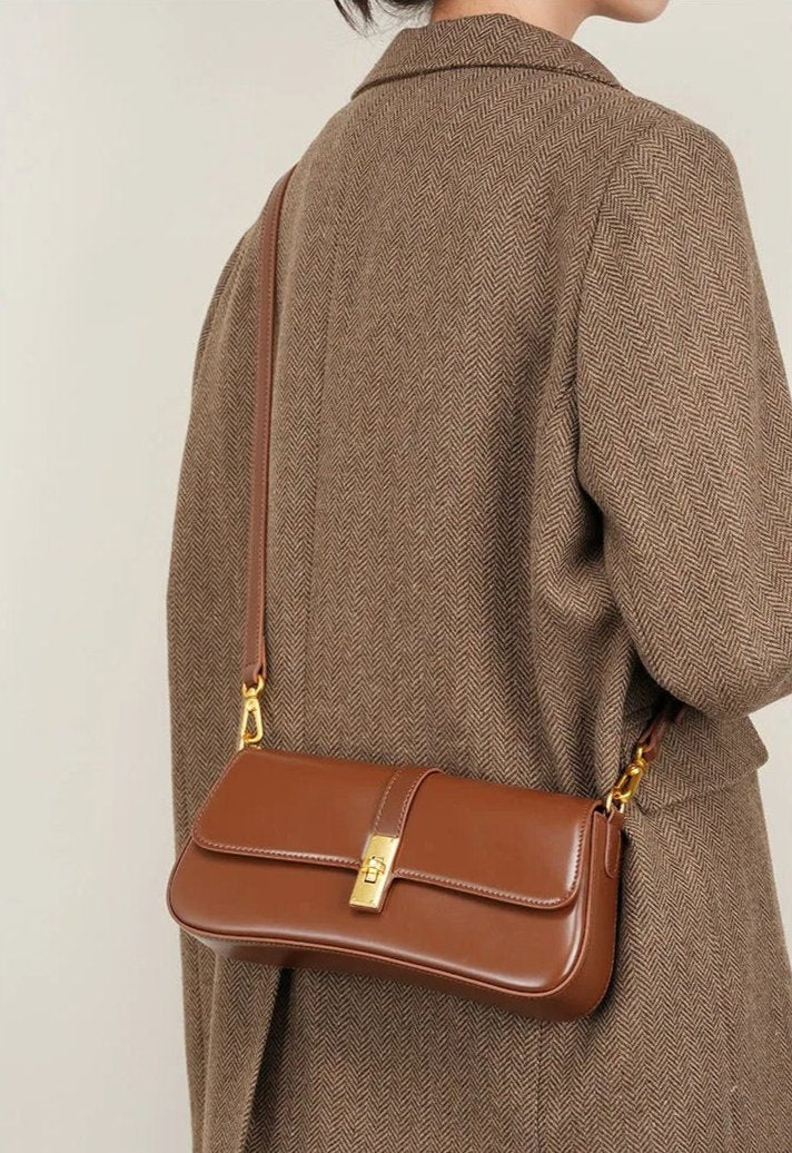 Marcellina Luxe Leather Shoulder Bag