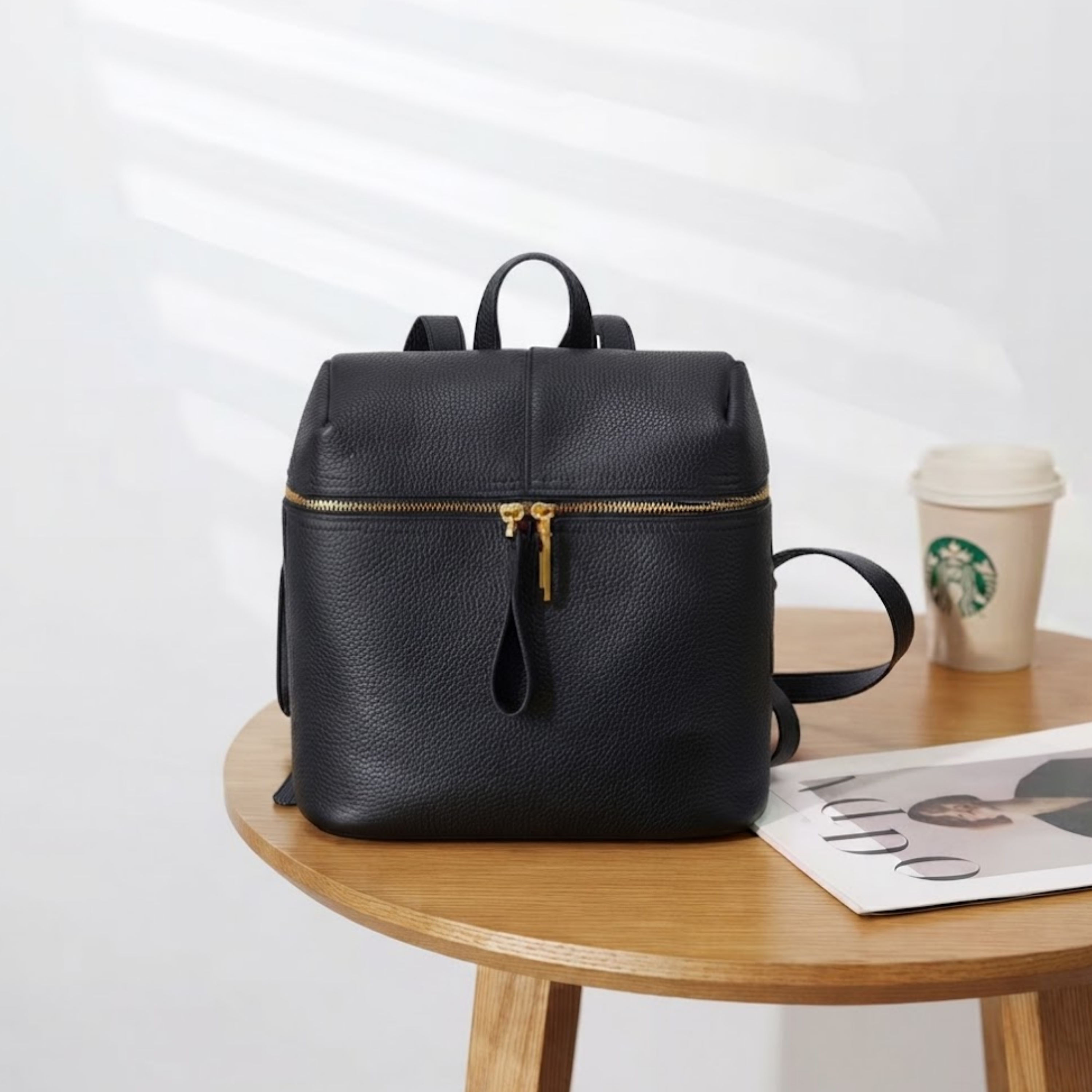 Elodie Timeless Leather Backpack