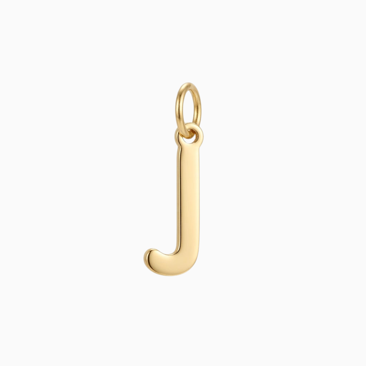 Charms - Gold Initial J Pendant