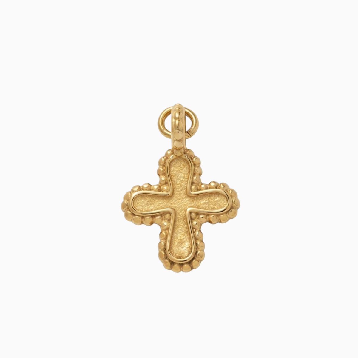 Charms - Gold Minimalist Cross Pendant