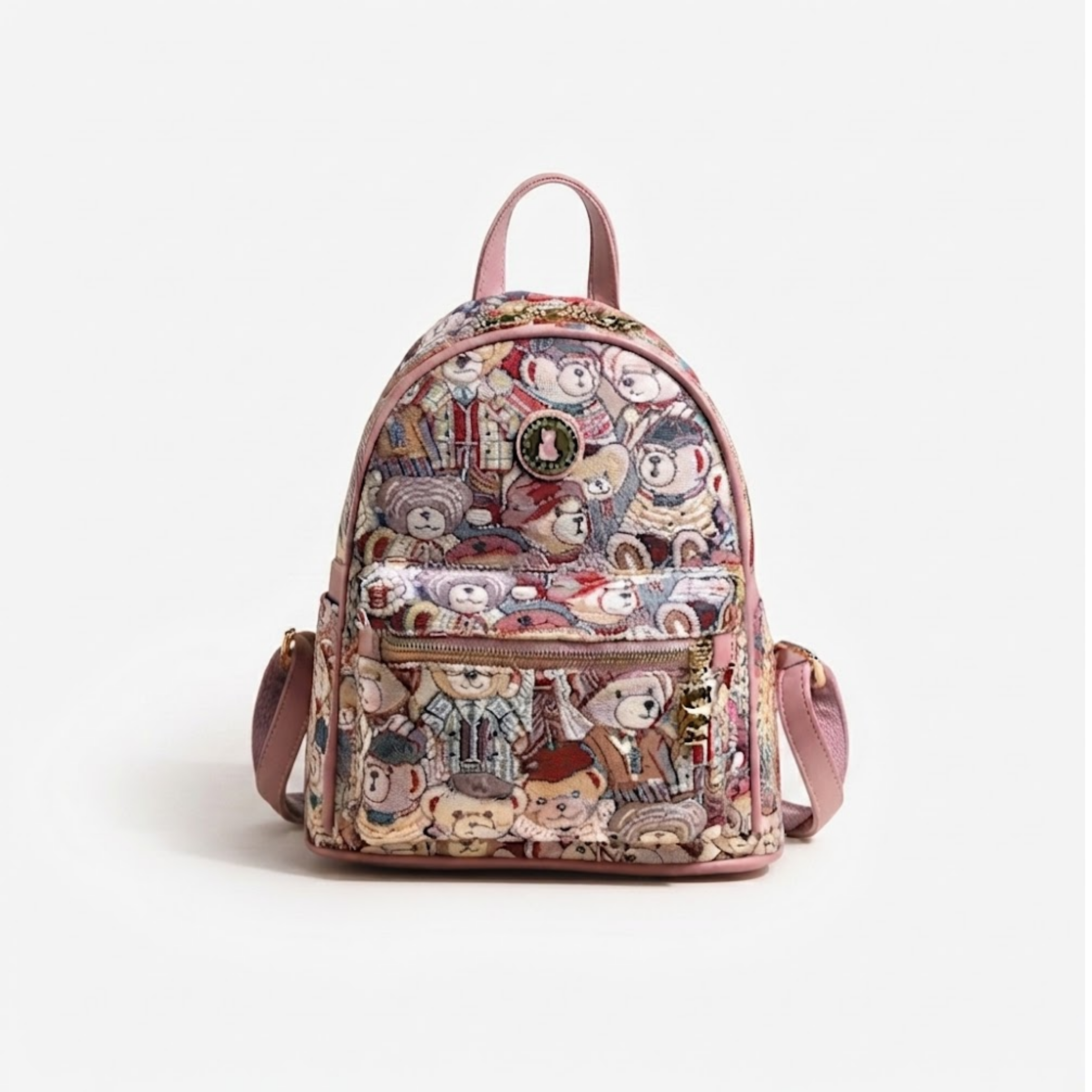 Amelia Rosalie Blush Schultertasche in Bärenform