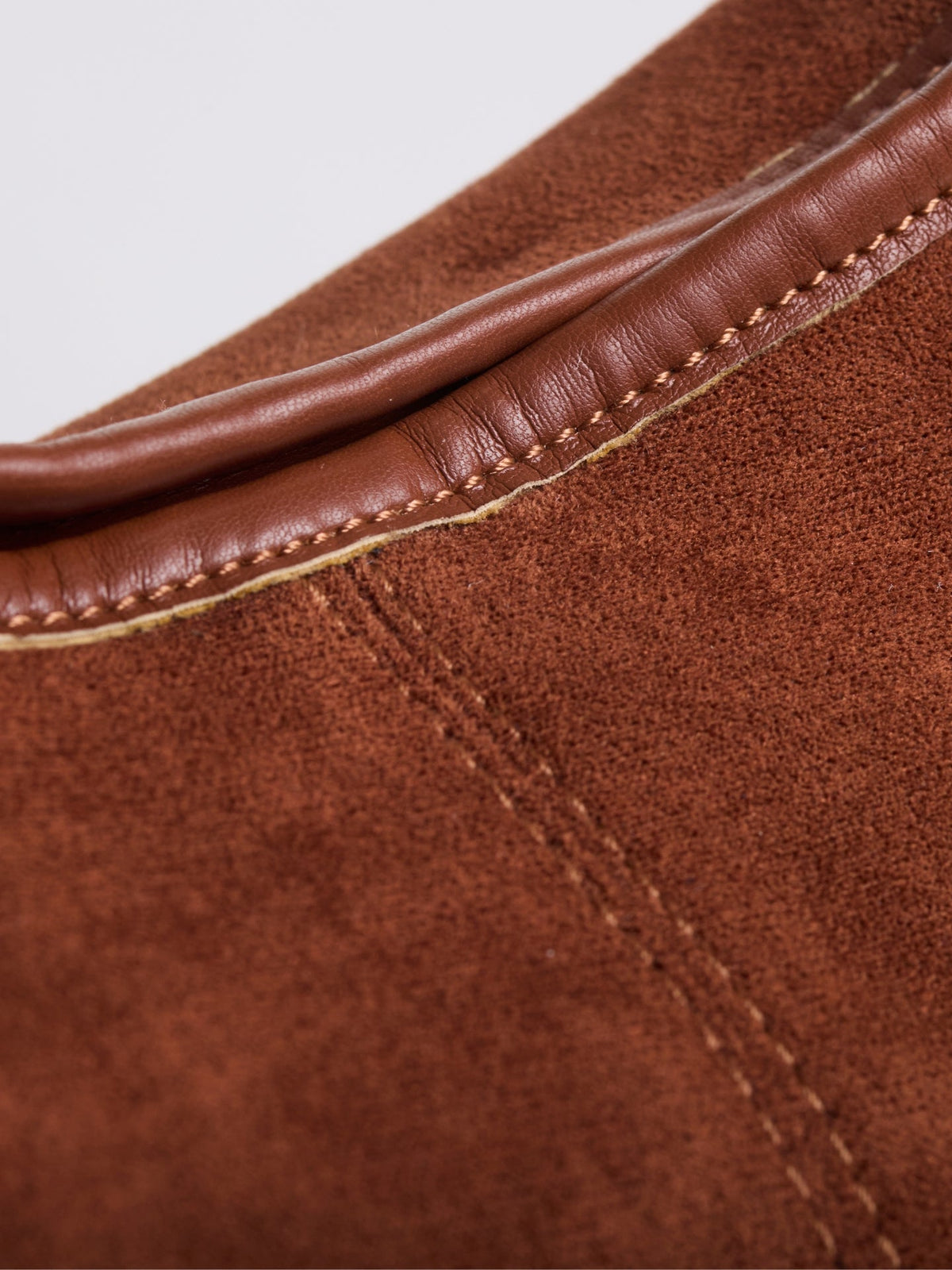 Elegant Vegan Leather Half-Moon Tote