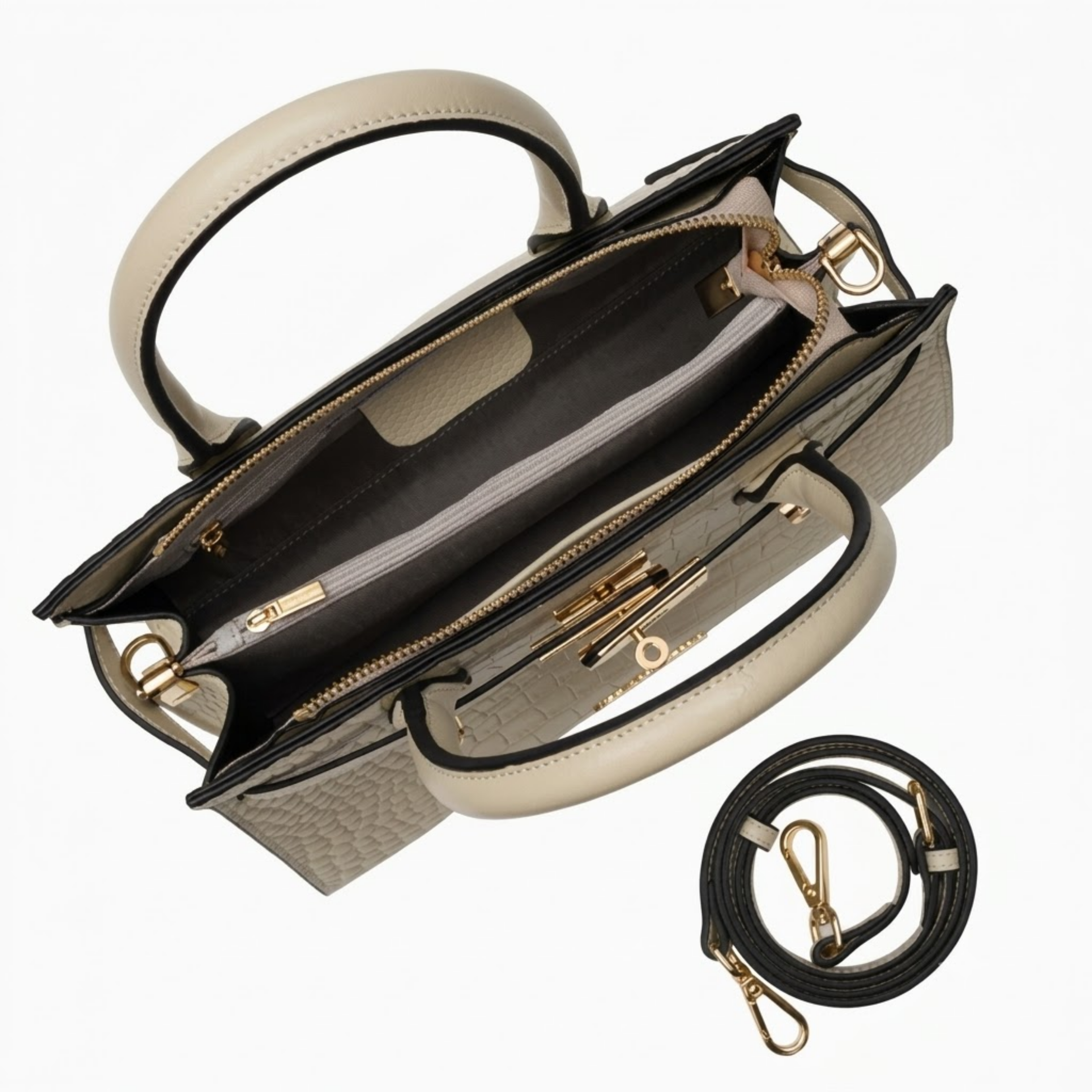 Vionette Echtleder-Handtasche