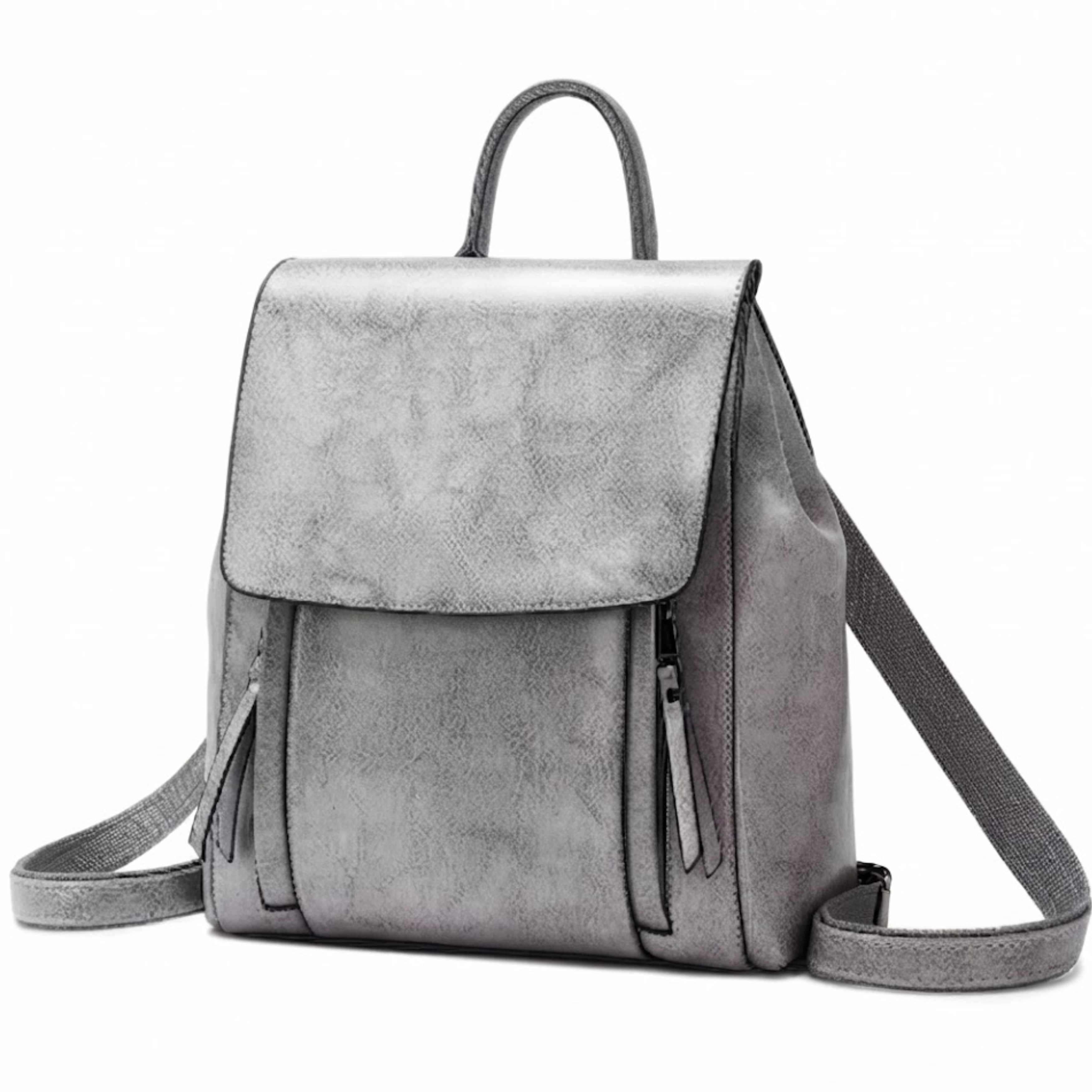 Sypheria Classic Leather Backpack