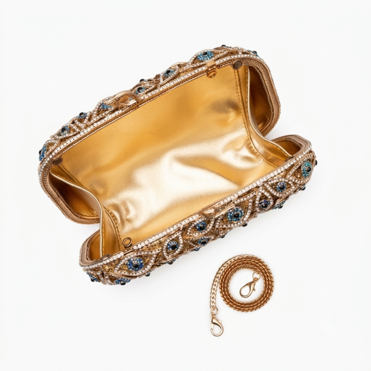 Zilla Evil Eye Clutch-Tasche