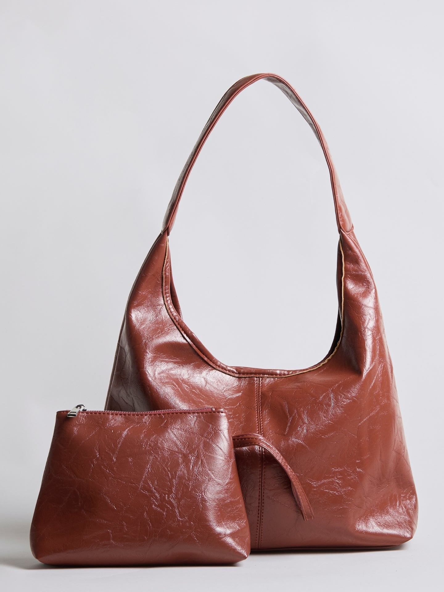 Scarlett Distressed Vegan Leather Tote