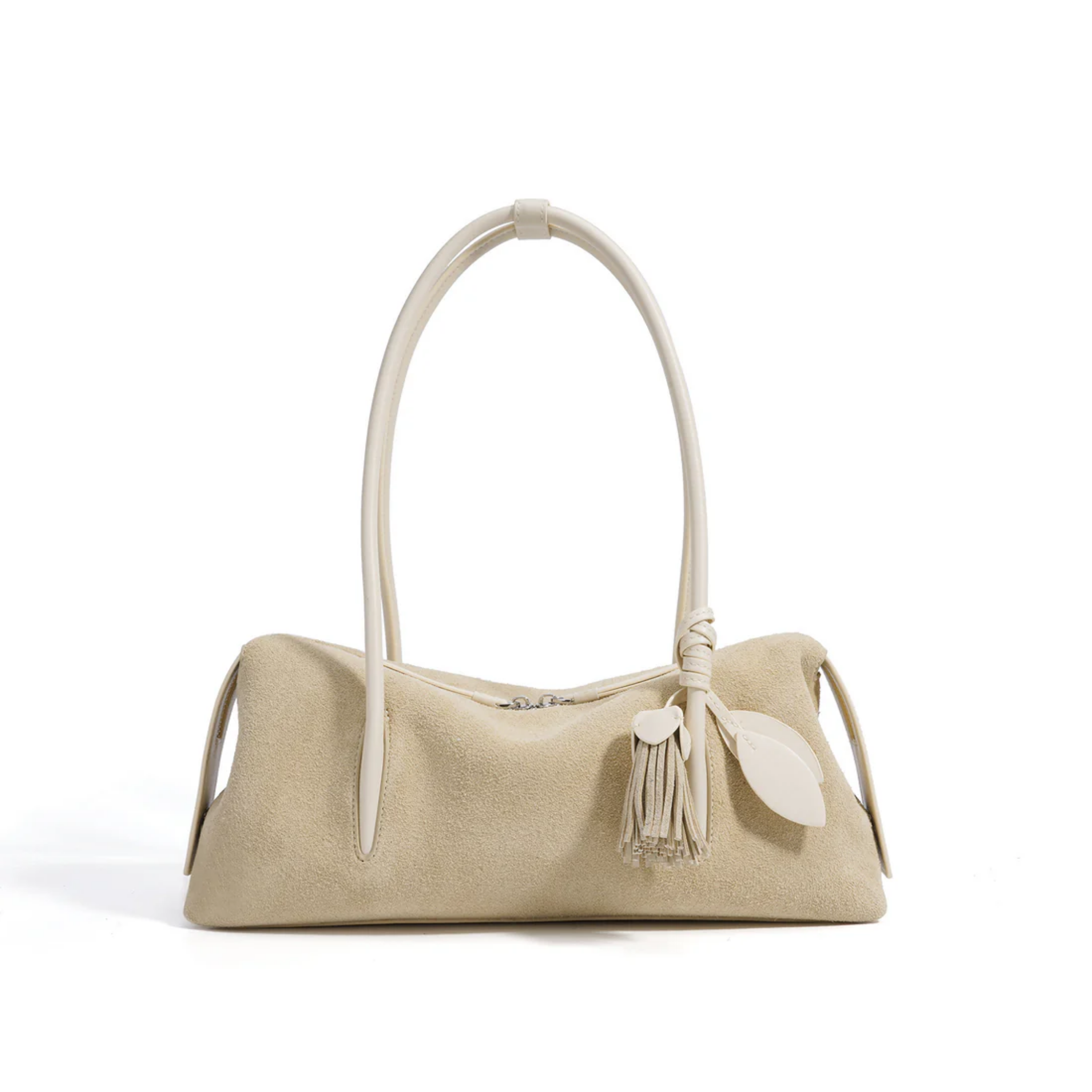 Amaranthe Echtleder Quasten-Anhänger Schulterkissen Tasche
