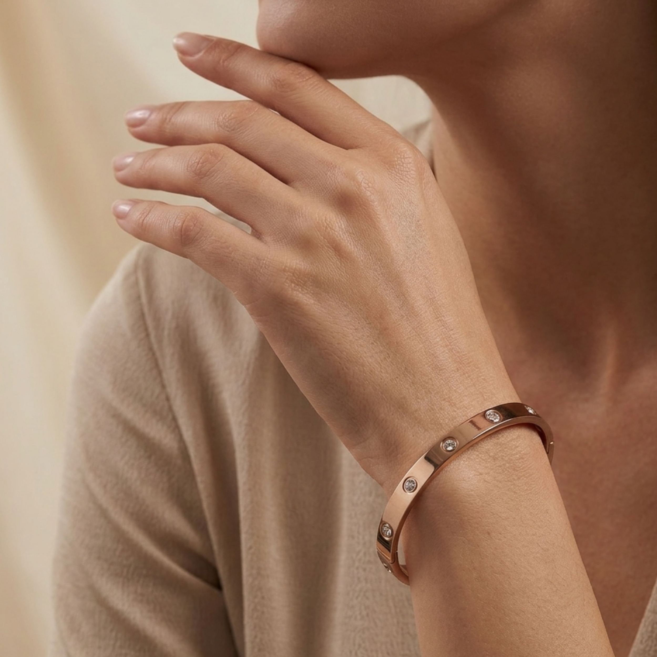 Velindra Luxe Crystal Bangle