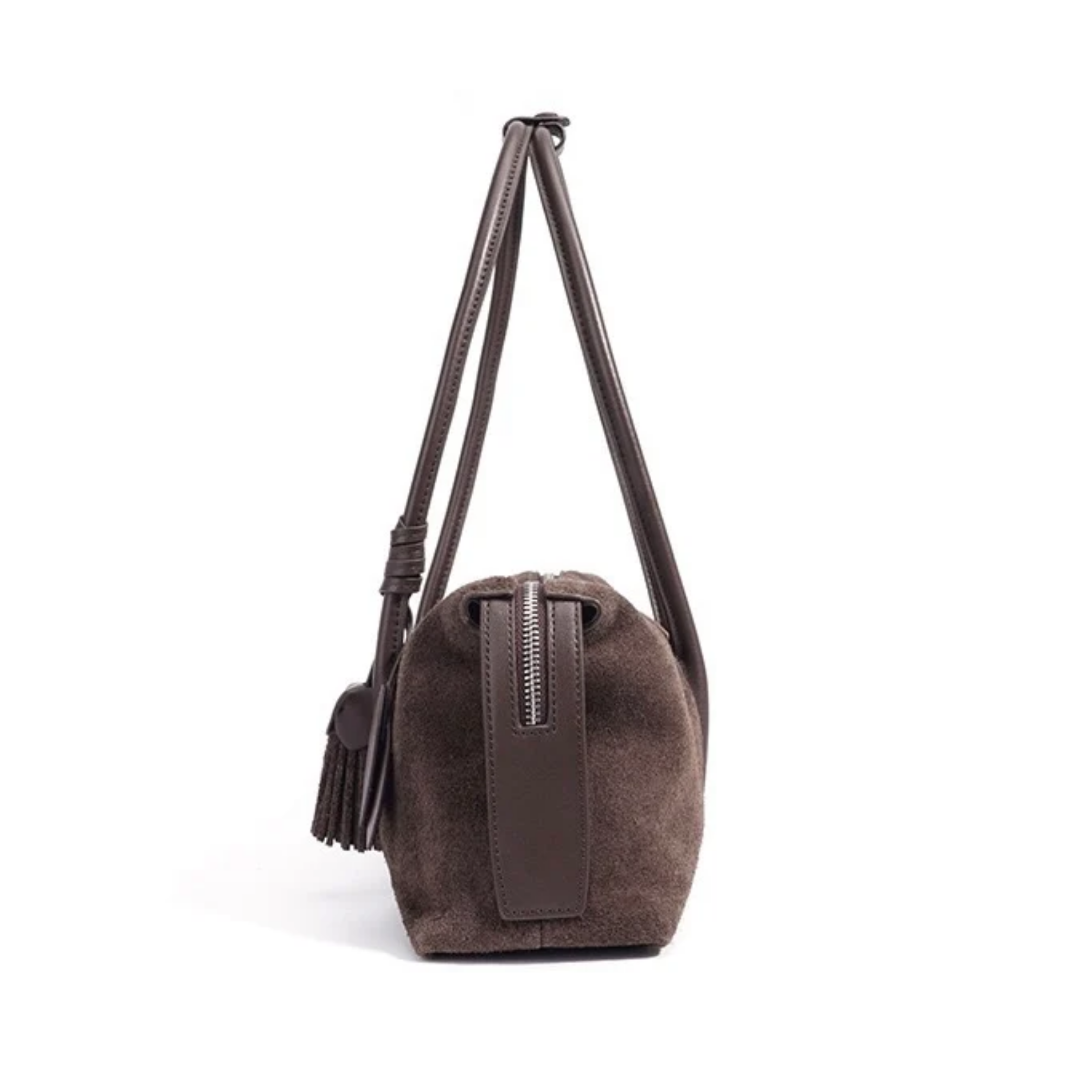 Amaranthe Echtleder Quasten-Anhänger Schulterkissen Tasche