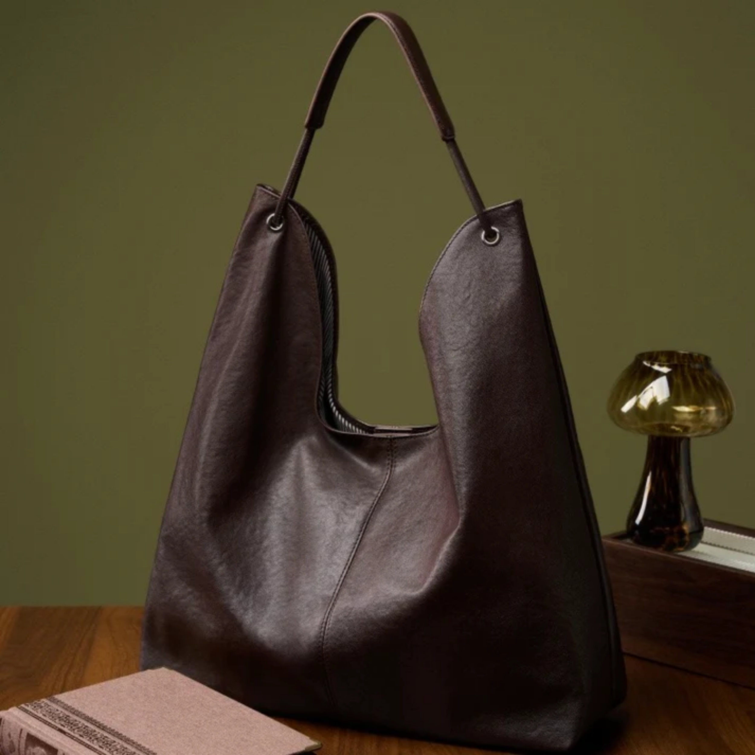 Théia Premium Echtleder-Shopper