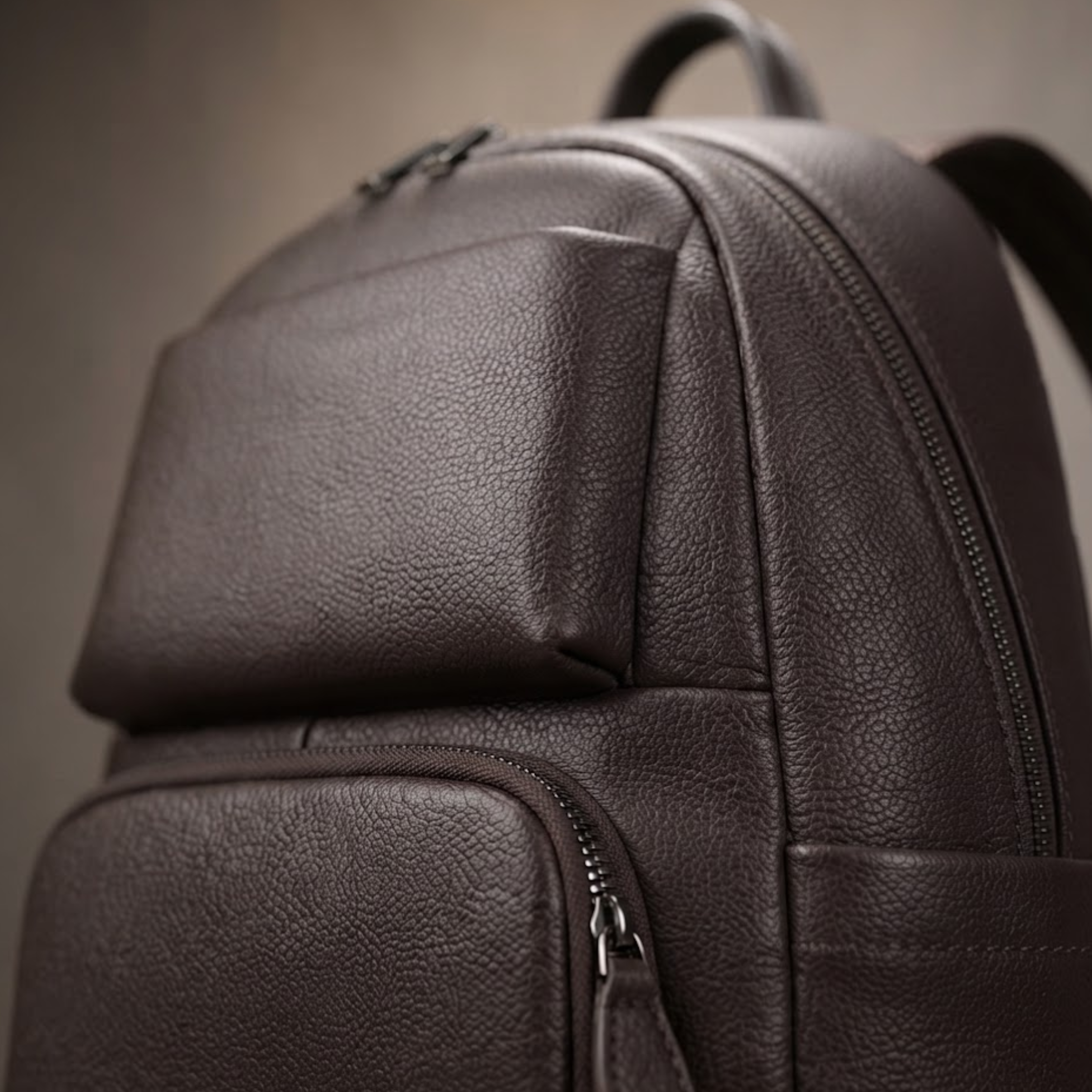 Justiene Genuine Leather Backpack