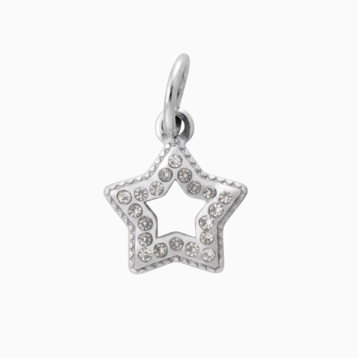 Charms - Sternenexplosions-Anhänger mit Edelstein aus Silber