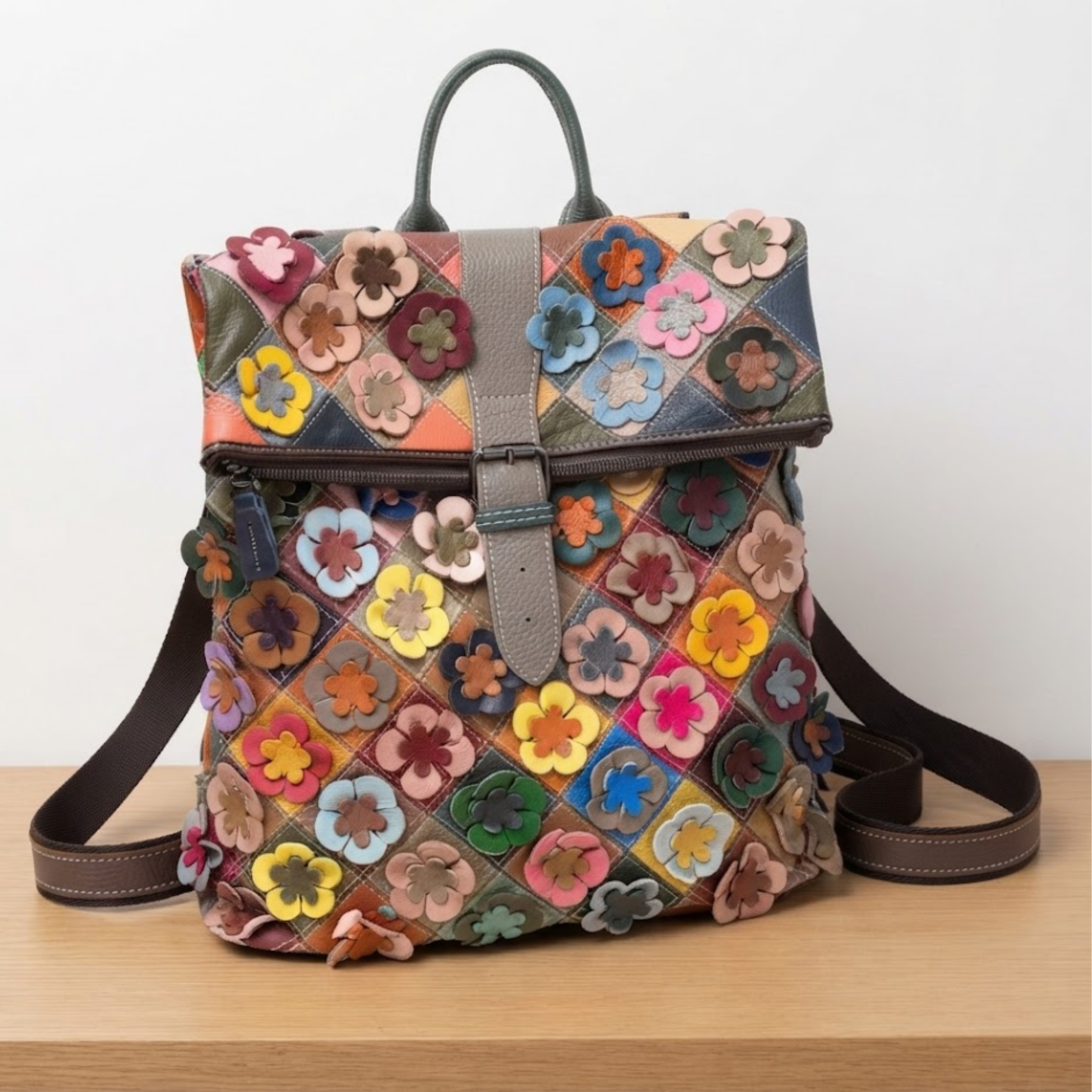 Averia Tasche aus echtem Leder in leuchtender Farbe