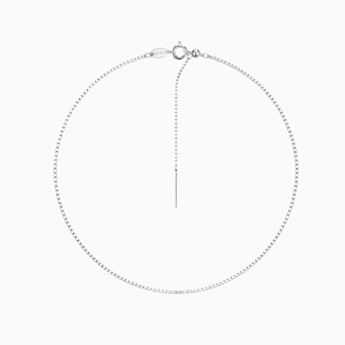 Chains - Silver Solid Necklace