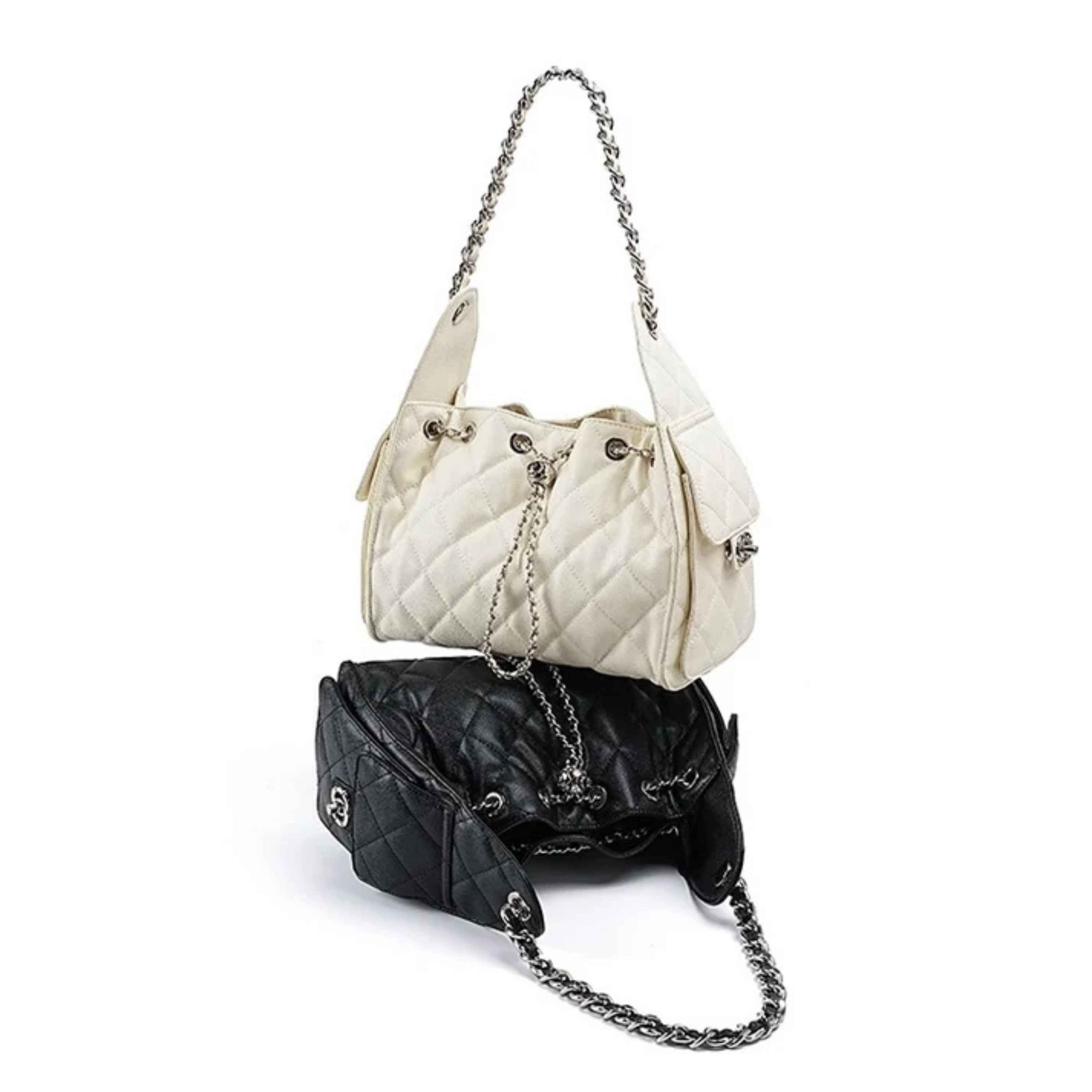 Elvra Echte Leder Bucket-Schultertasche