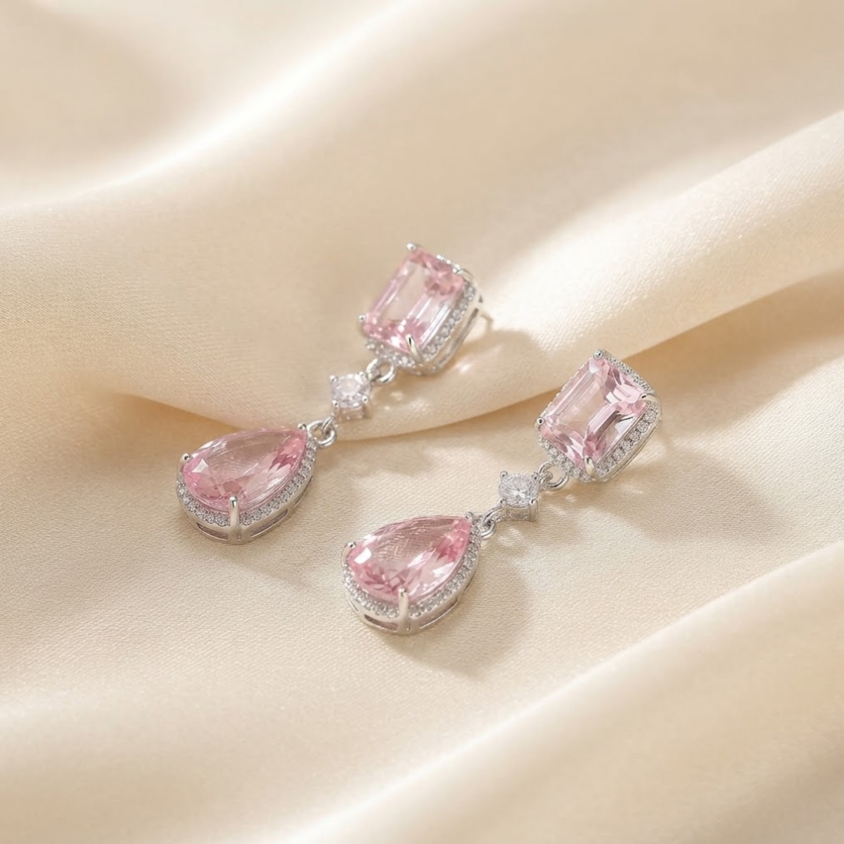 Fiona Crystal Drop Earrings