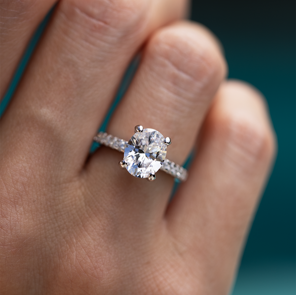 Eternal Radiance Moissanite Solitaire Ring