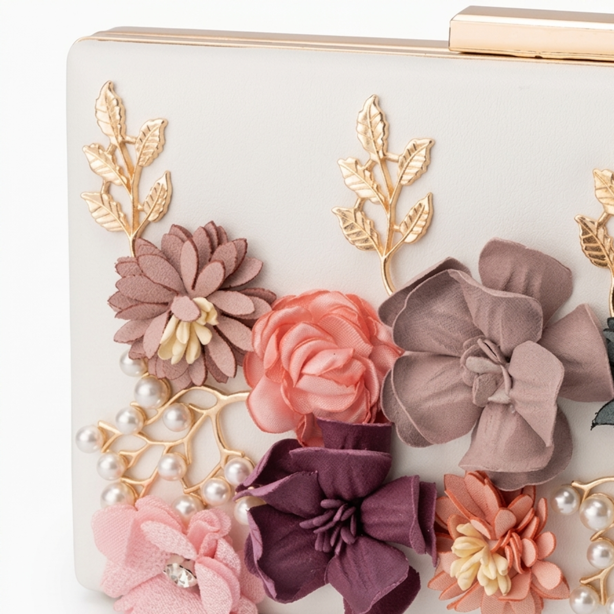 Rosvienne Flower Clutch Bag