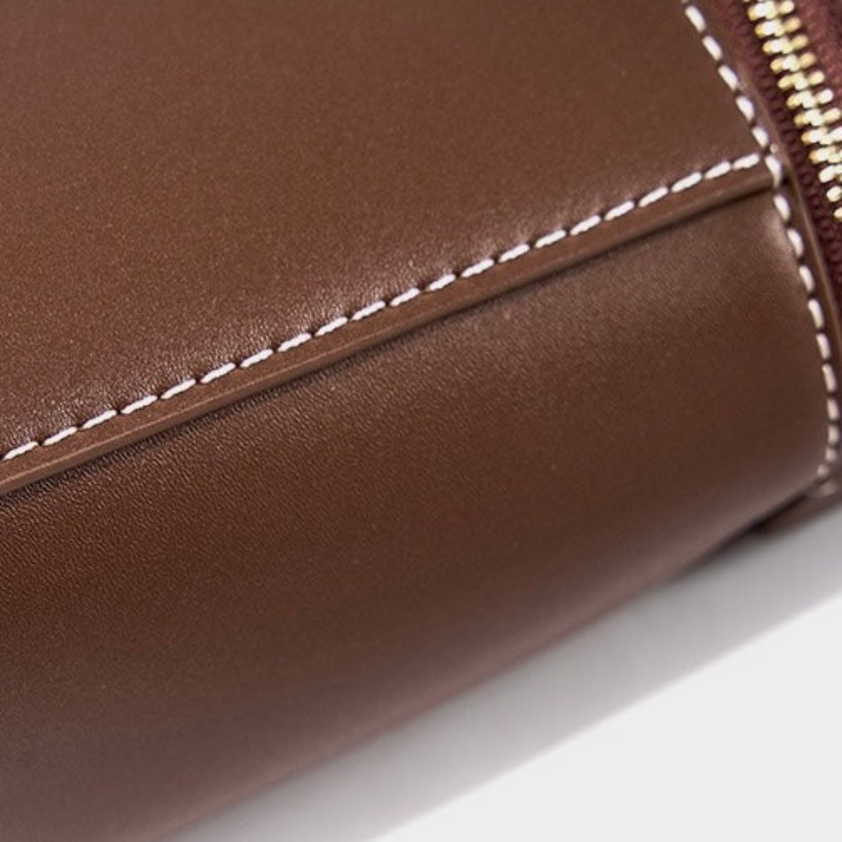 Fioréva Genuine Leather Crossbody Bucket Bag