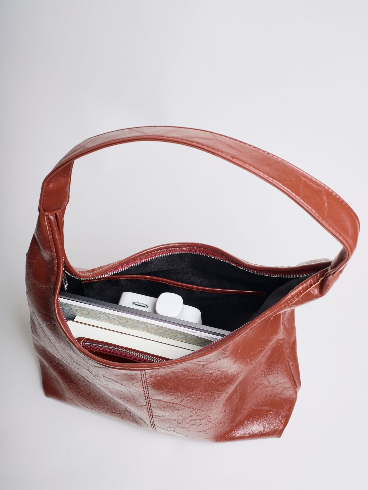 Scarlett Distressed Vegan Leather Tote