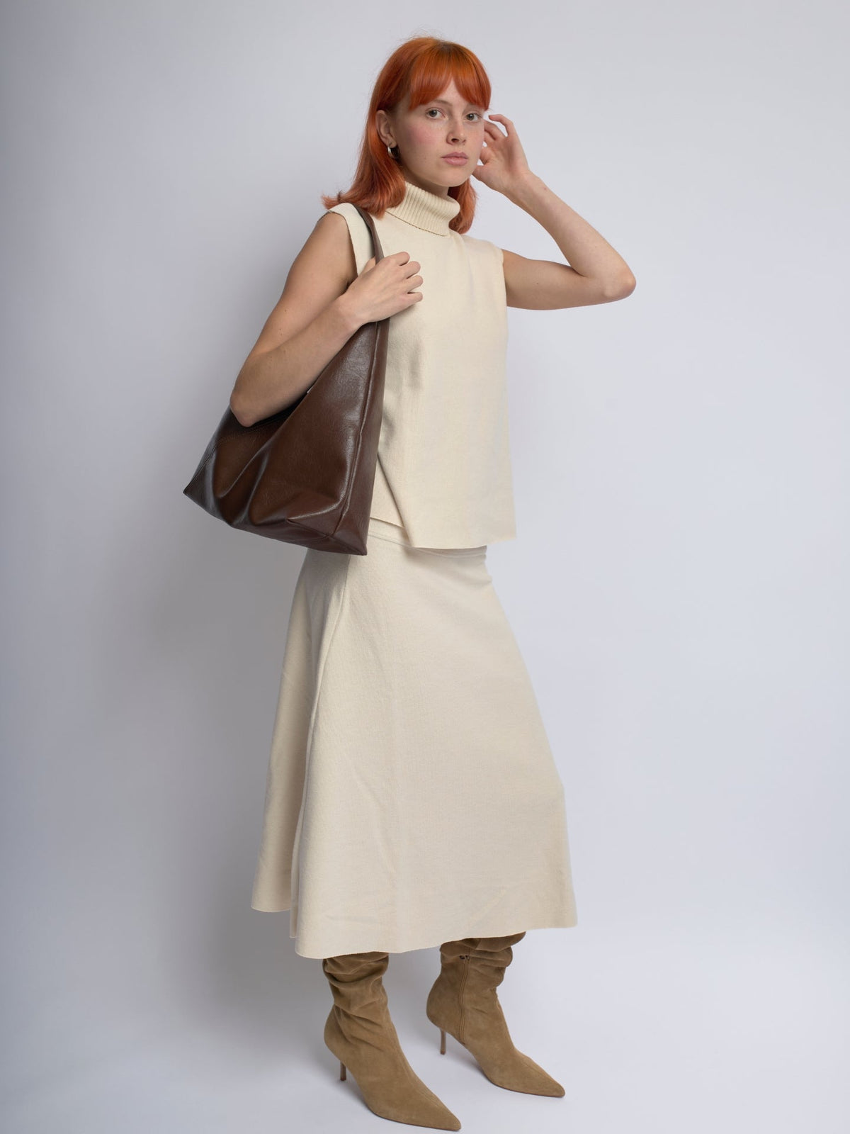 Olivia Leather Shoulder Bag