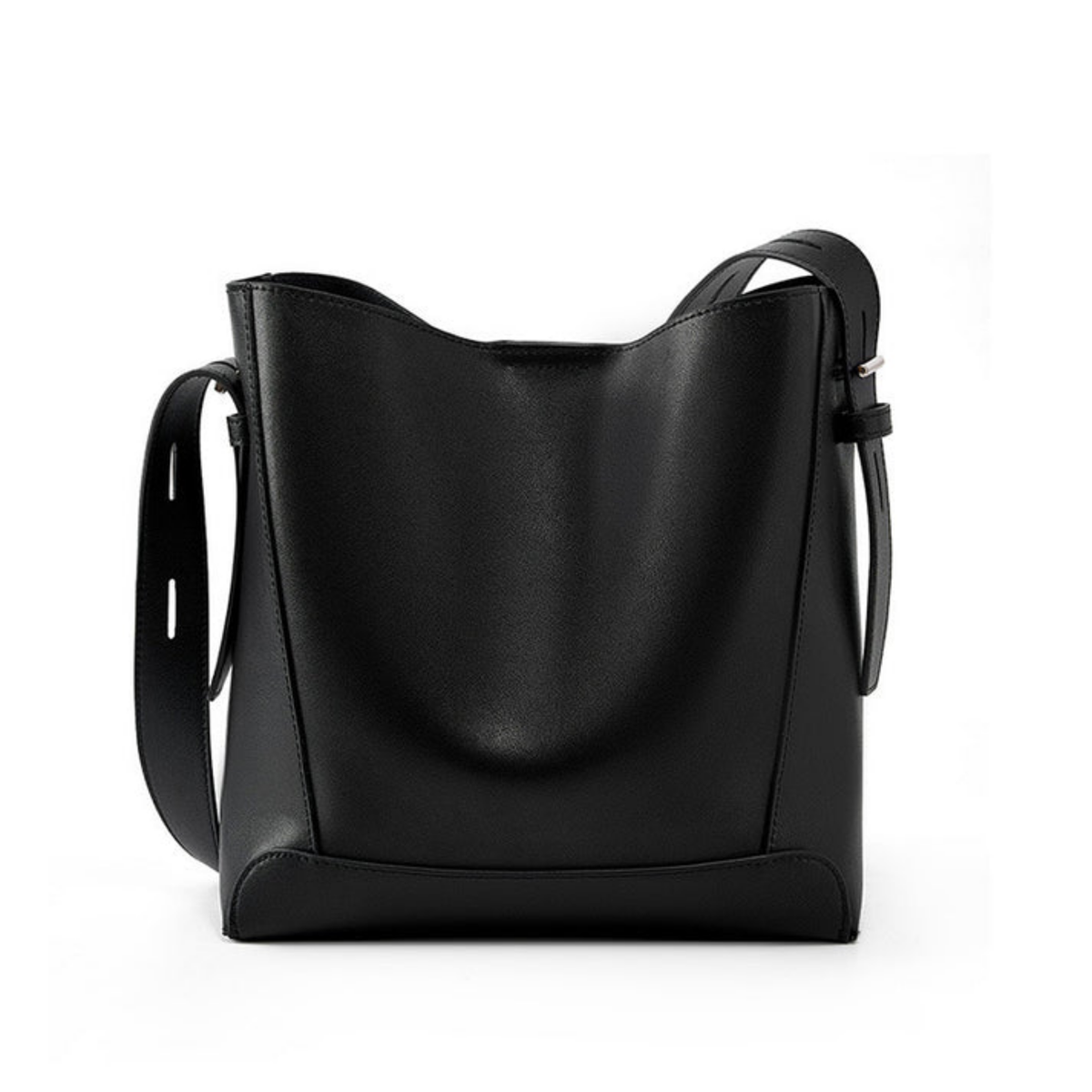 Ardena Genuine Leather Crossbody & Shoulder Oversized Bucket Bag