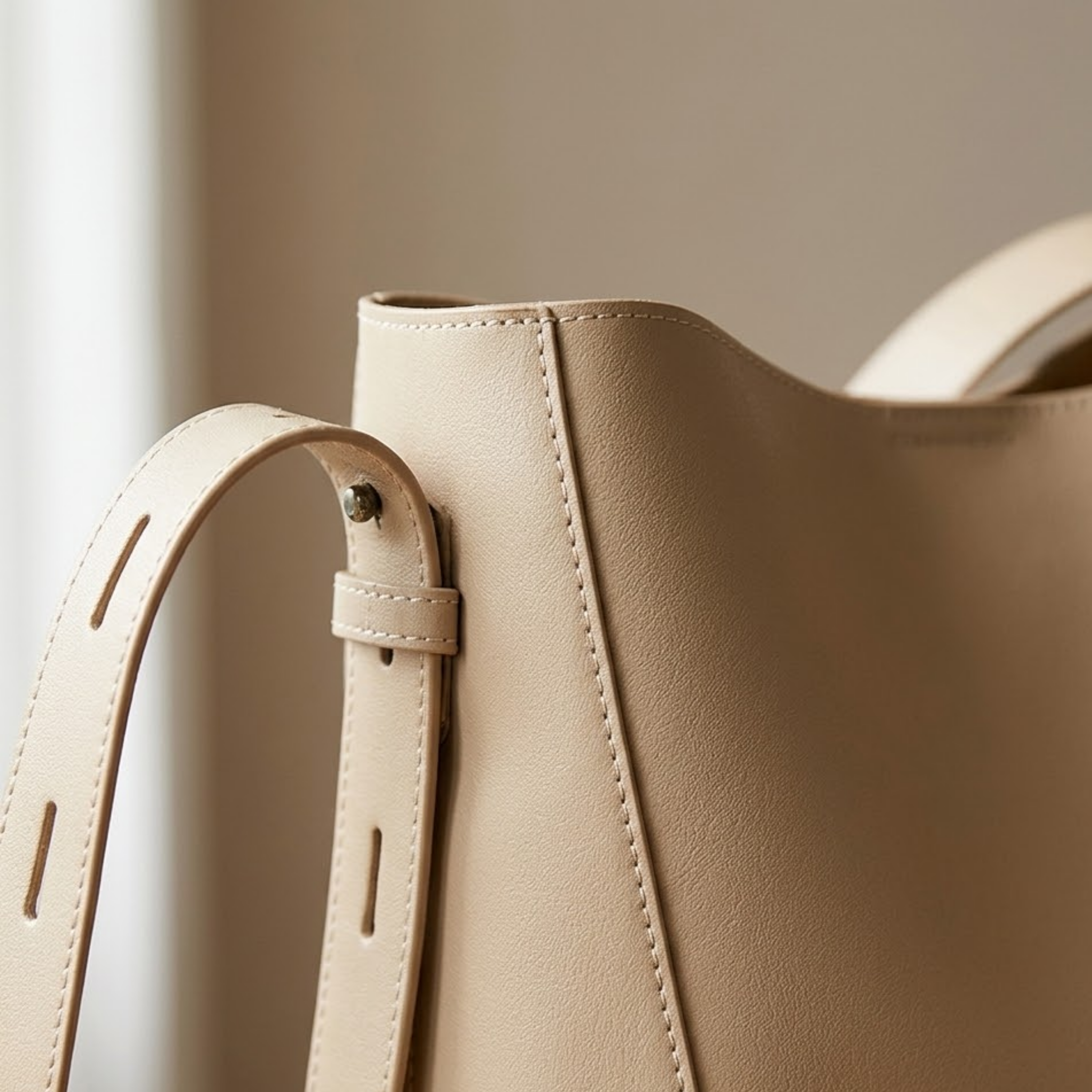 Ardena Echtleder Crossbody- und Schultertasche im Oversized Bucket-Design
