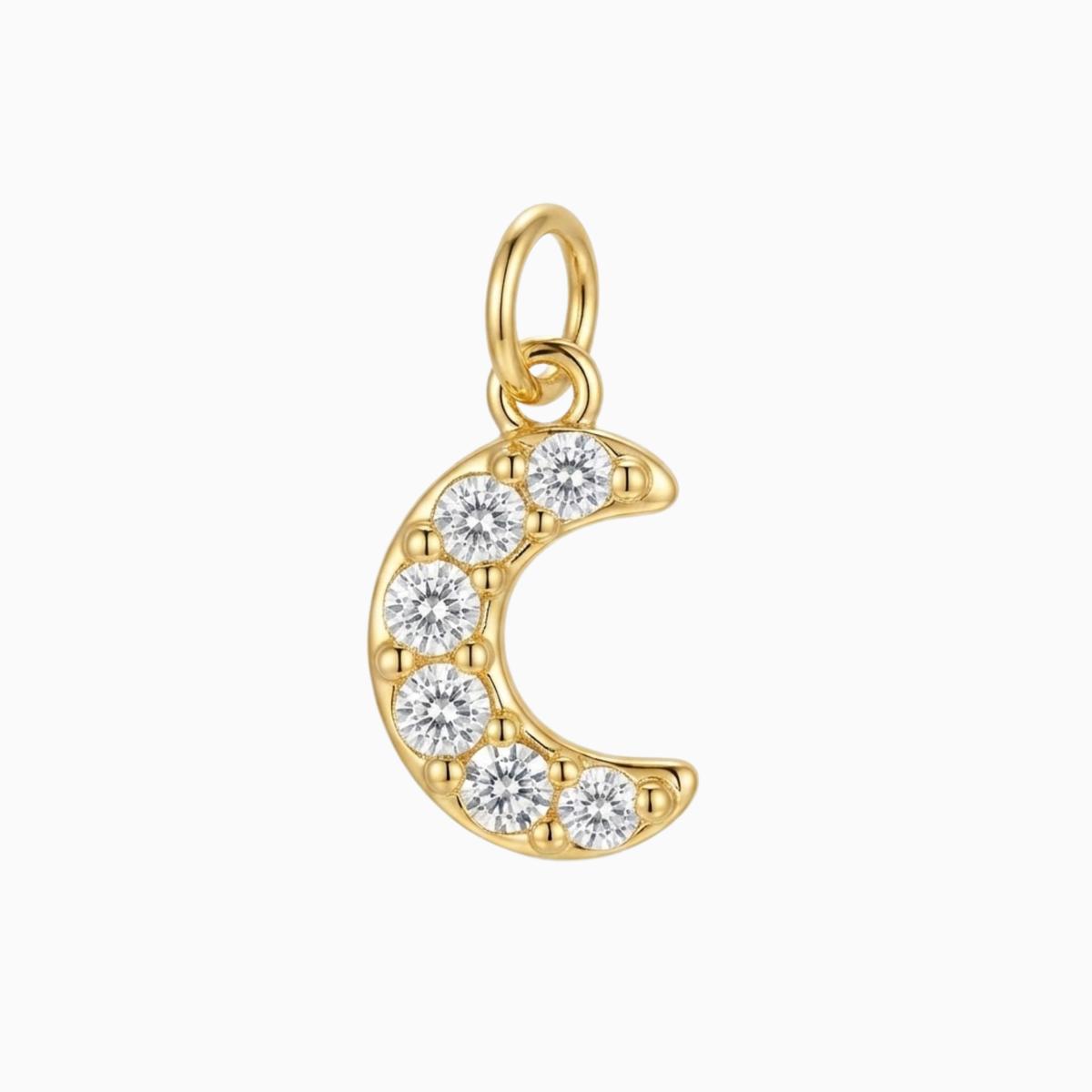 Charms - Goldener Halbmond-Anhänger
