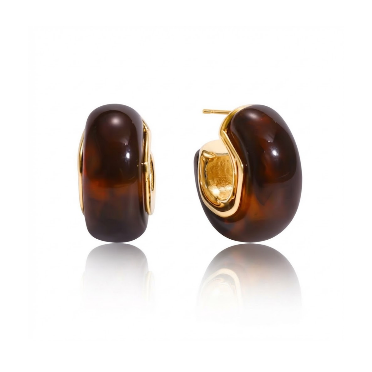 Aureliene Fleur Hoop Earrings