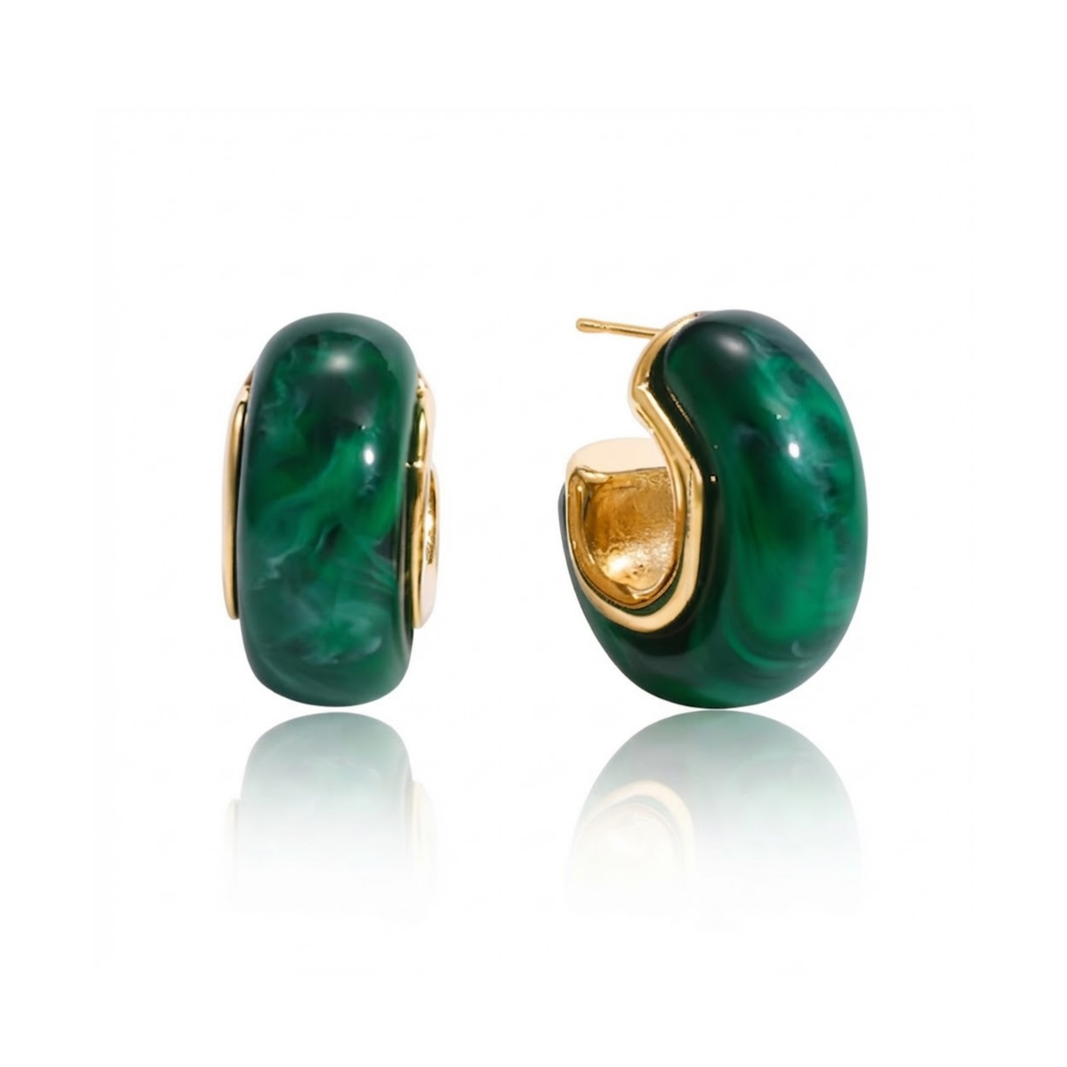 Aureliene Fleur Hoop Earrings