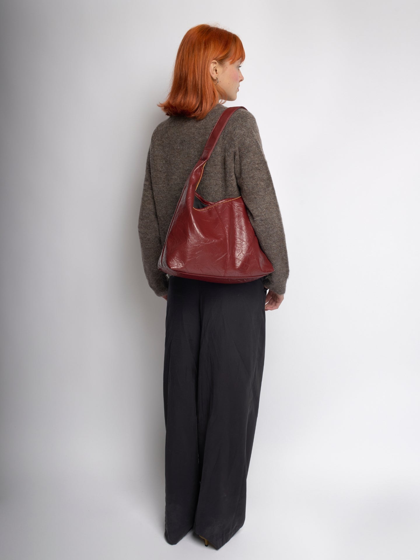 Scarlett Distressed Vegan Leather Tote