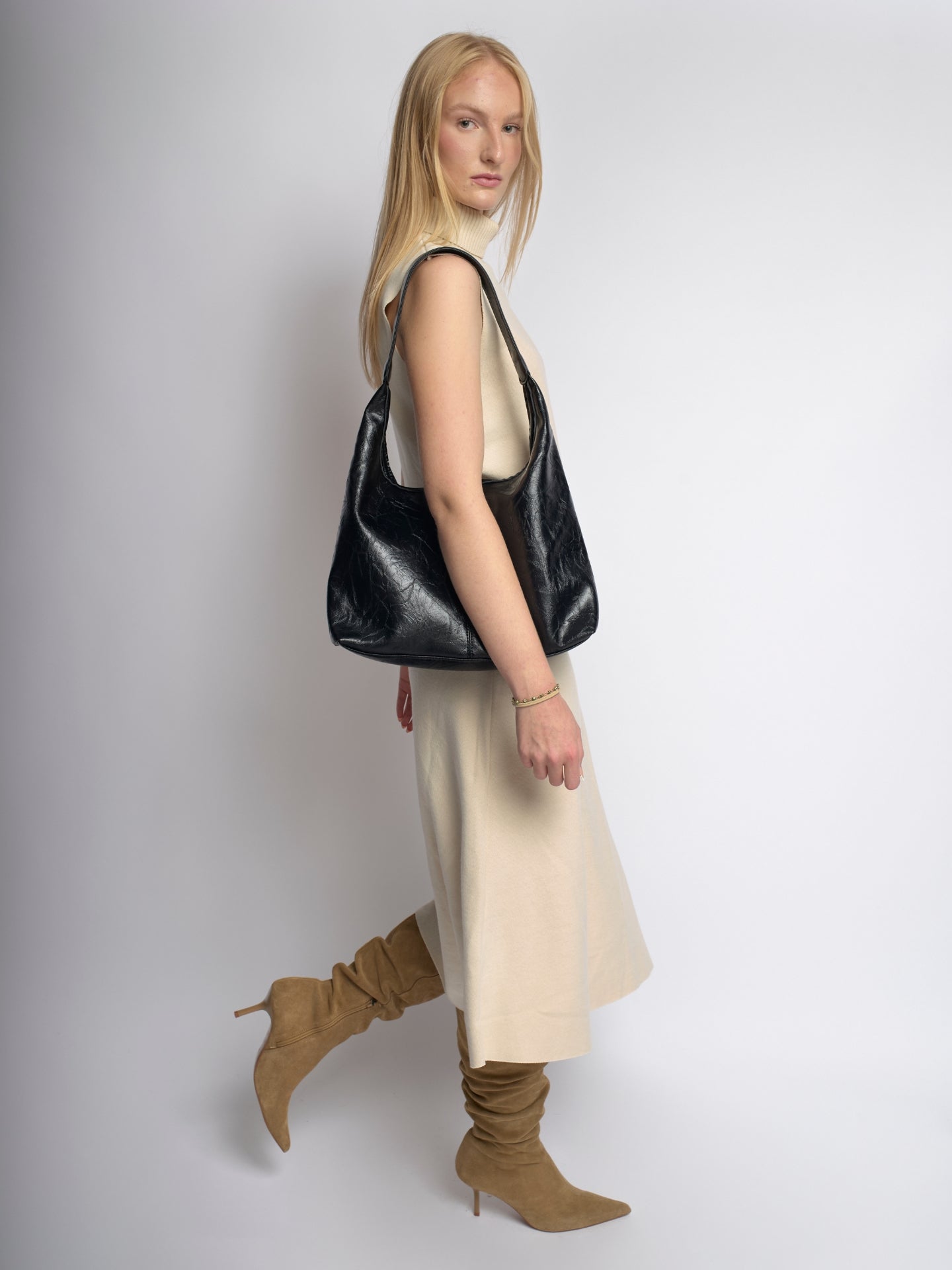 Scarlett Distressed Vegan Leather Tote