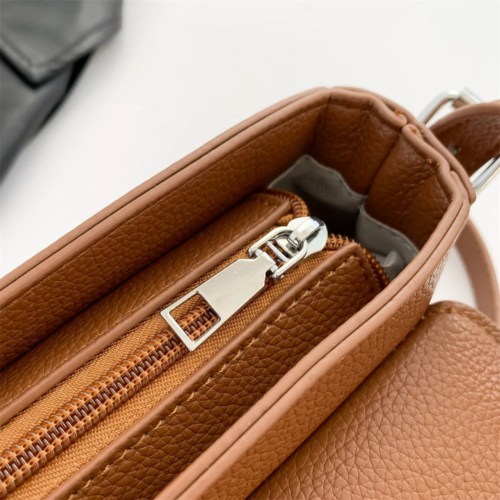 Celestia Curve Baguette Shoulder Bag