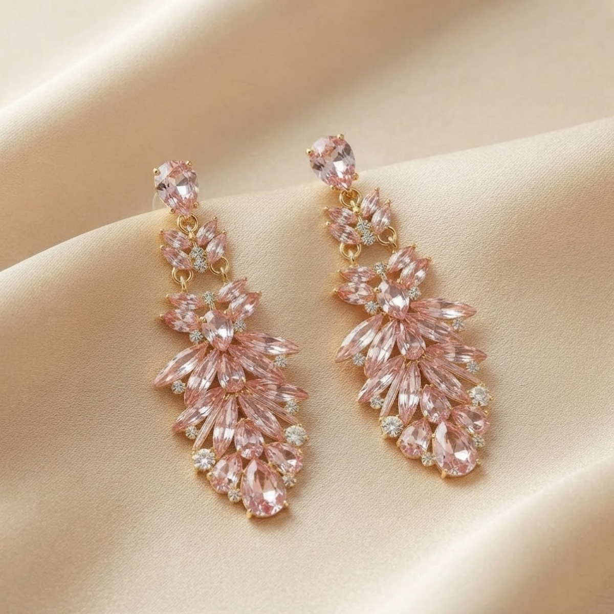 Raemielle Elegant Crystal Earrings