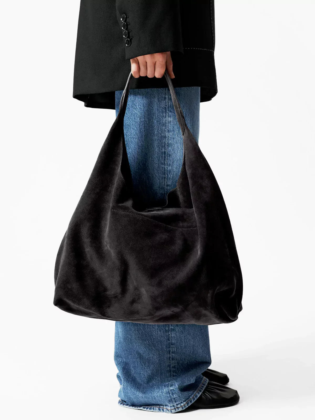 Velora Luxe Suede Tote