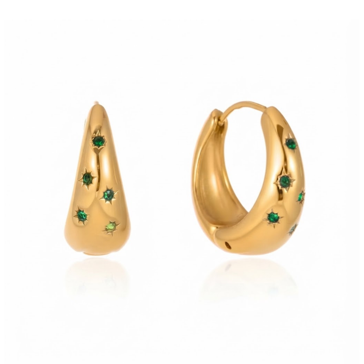 Stellisse-Rhinestone-Creolen